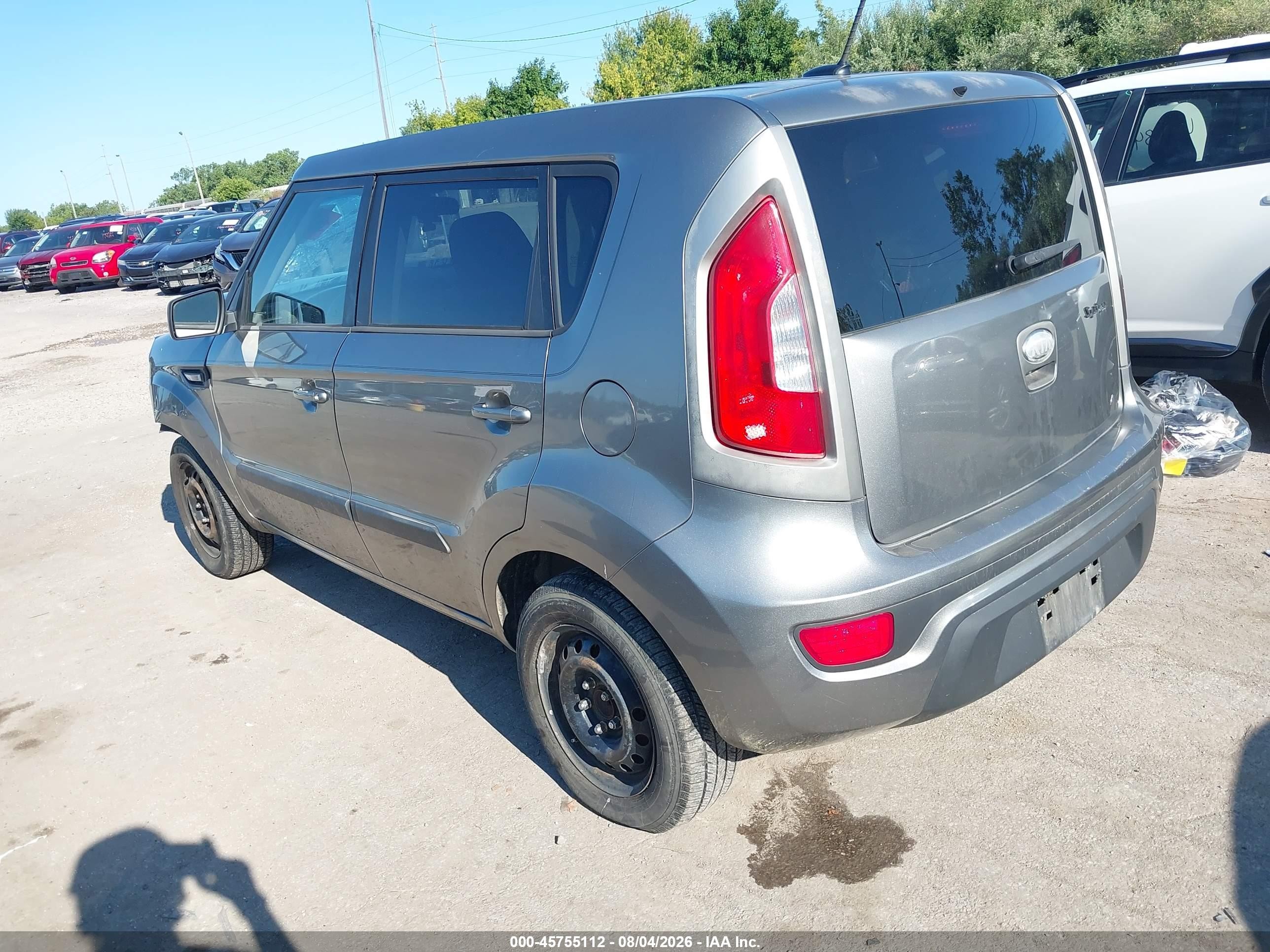 2013 Kia Soul   Gray vin: KNDJT2A50D7571907