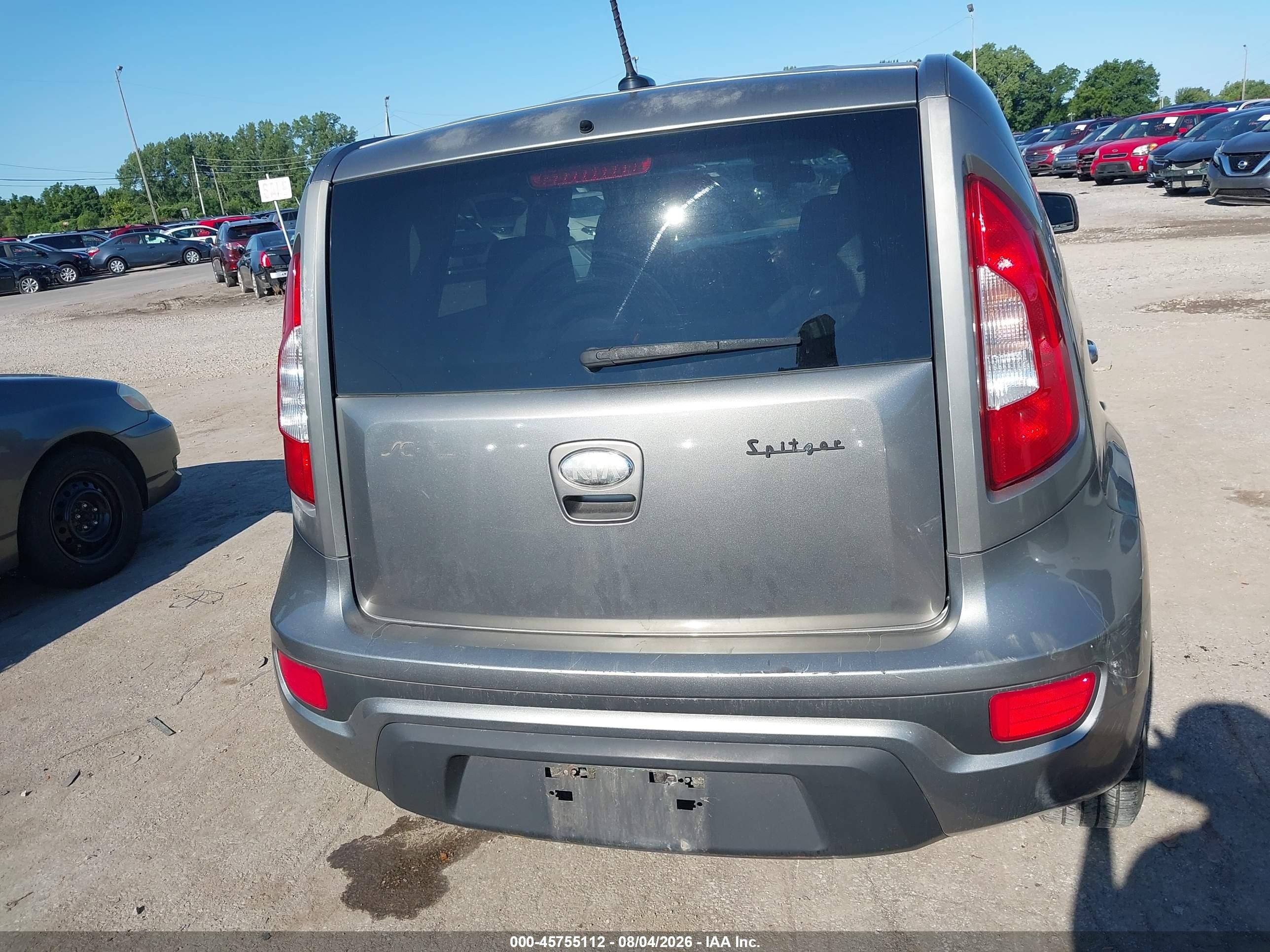2013 Kia Soul   Gray vin: KNDJT2A50D7571907
