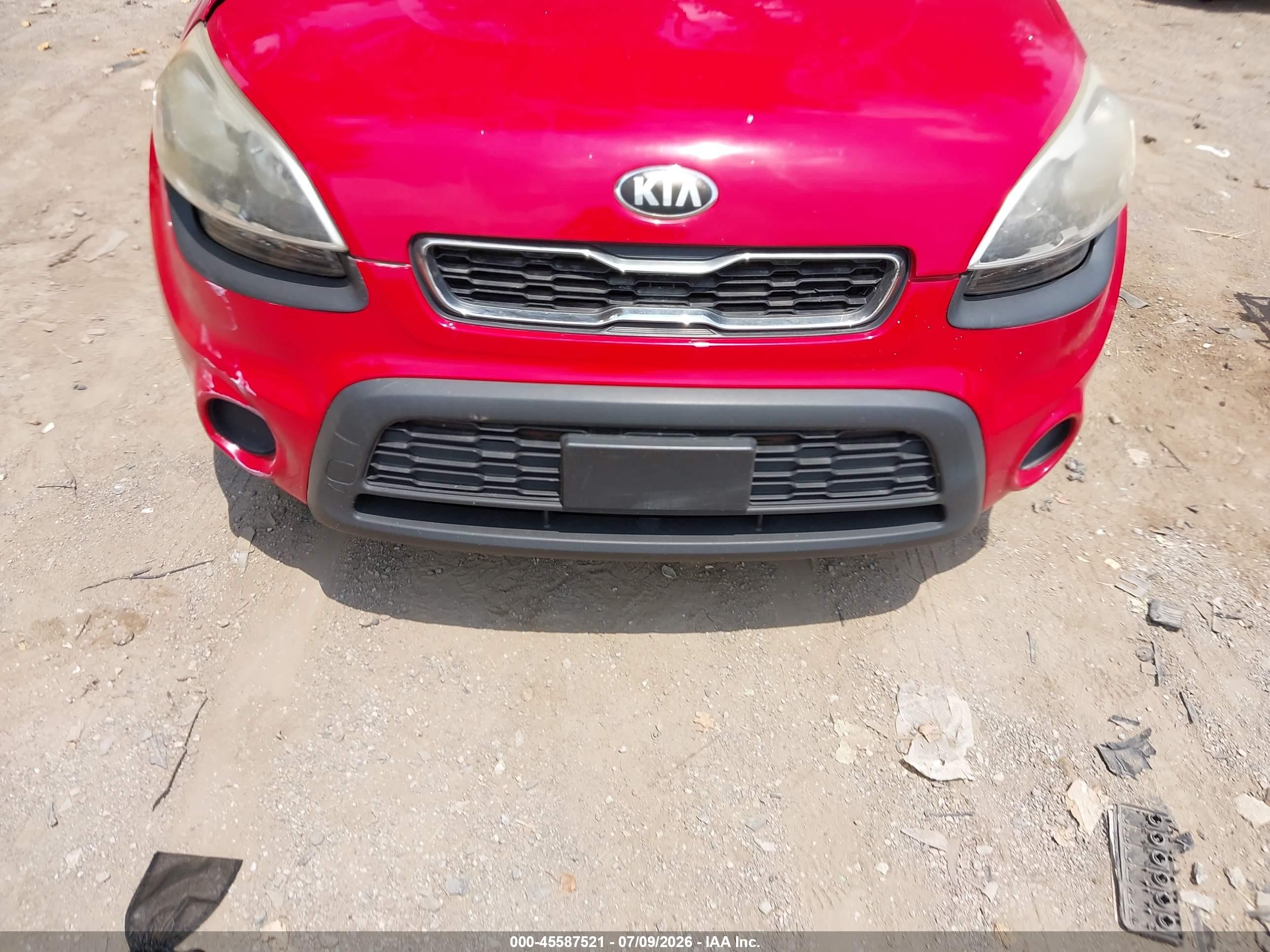 2013 Kia Soul   Red vin: KNDJT2A50D7576735