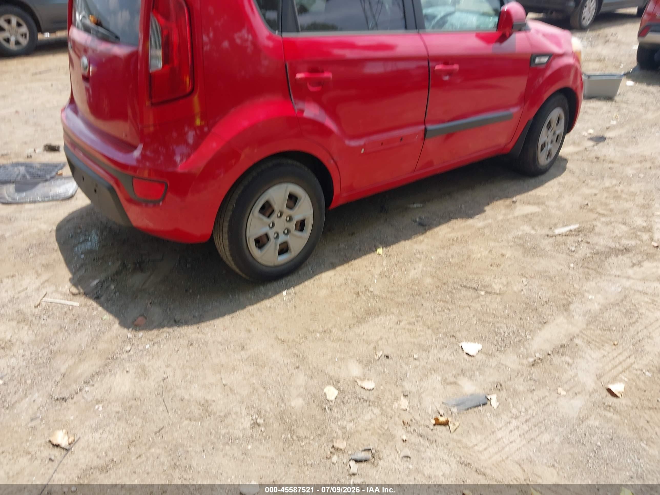 2013 Kia Soul   Red vin: KNDJT2A50D7576735