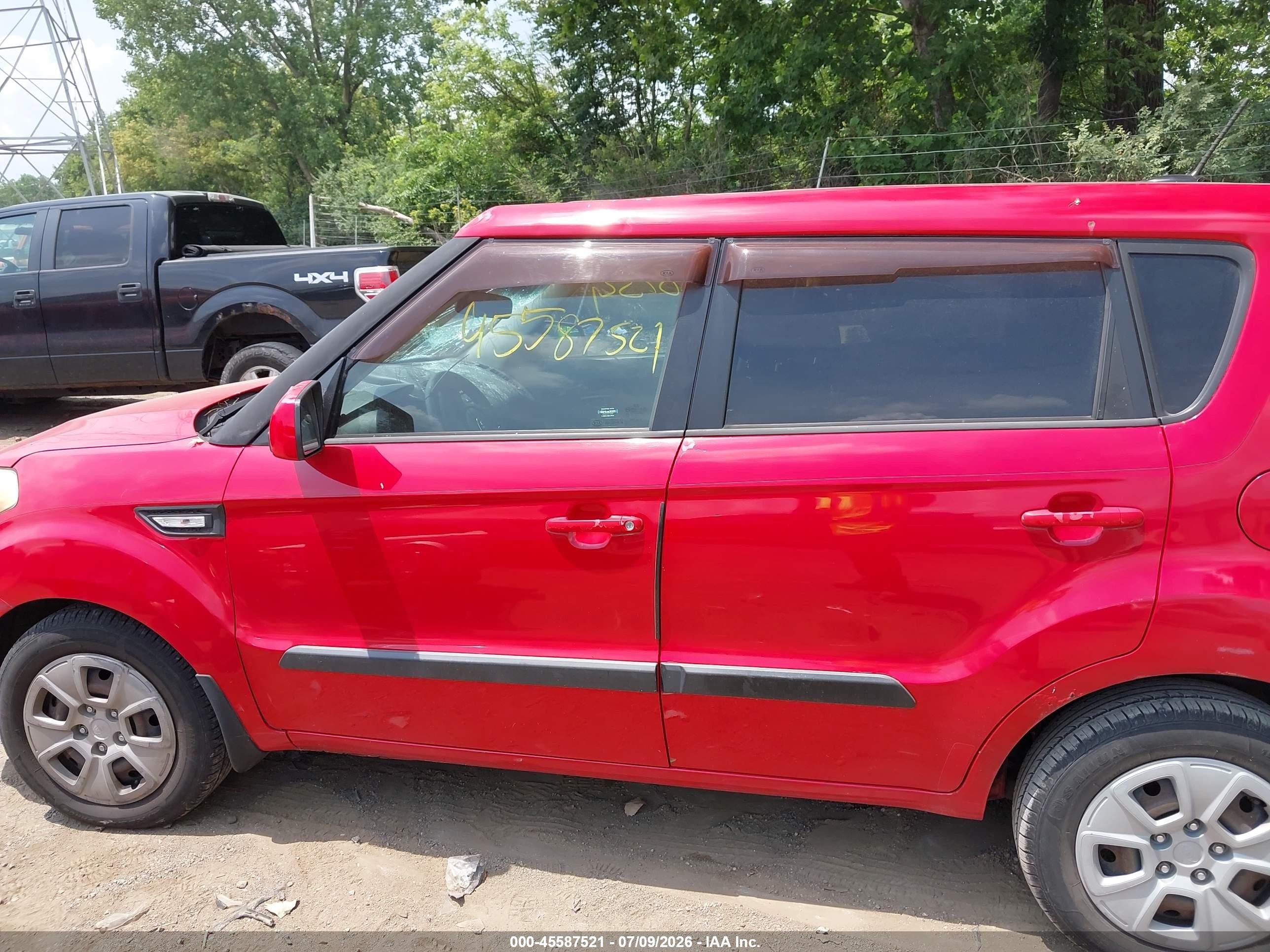 2013 Kia Soul   Red vin: KNDJT2A50D7576735
