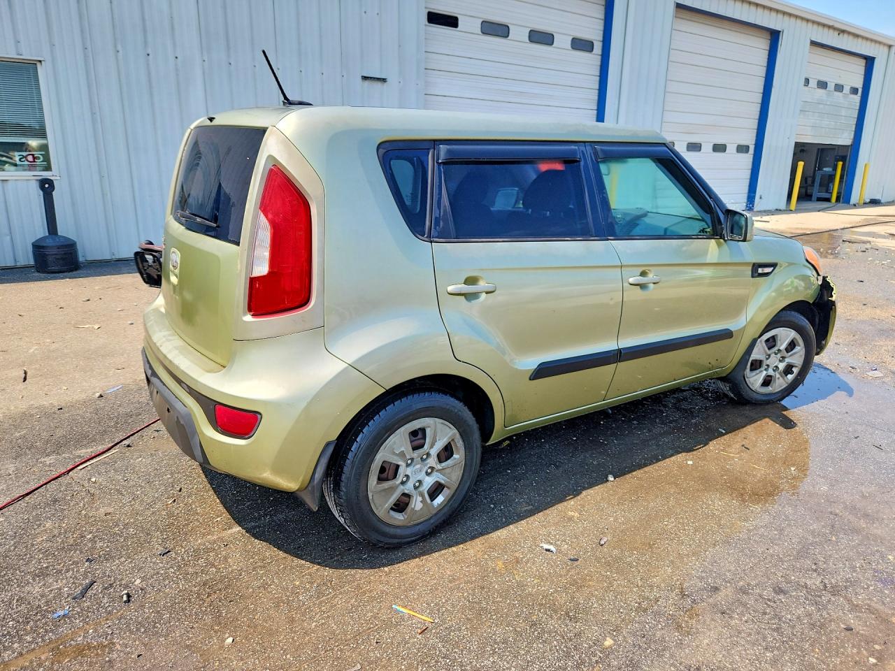 2013 Kia Soul Base Зеленый vin: KNDJT2A50D7590795