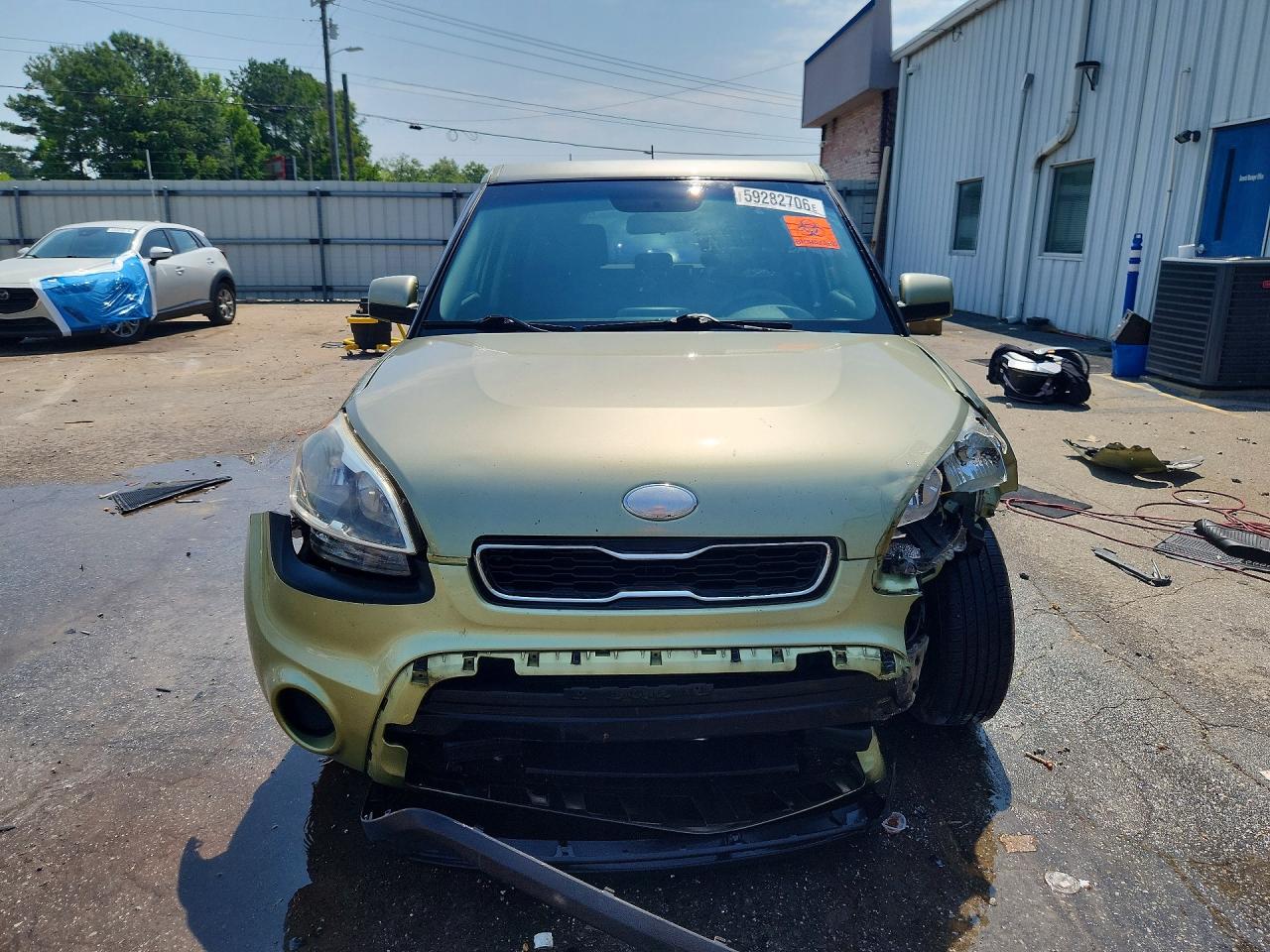 2013 Kia Soul Base Зеленый vin: KNDJT2A50D7590795