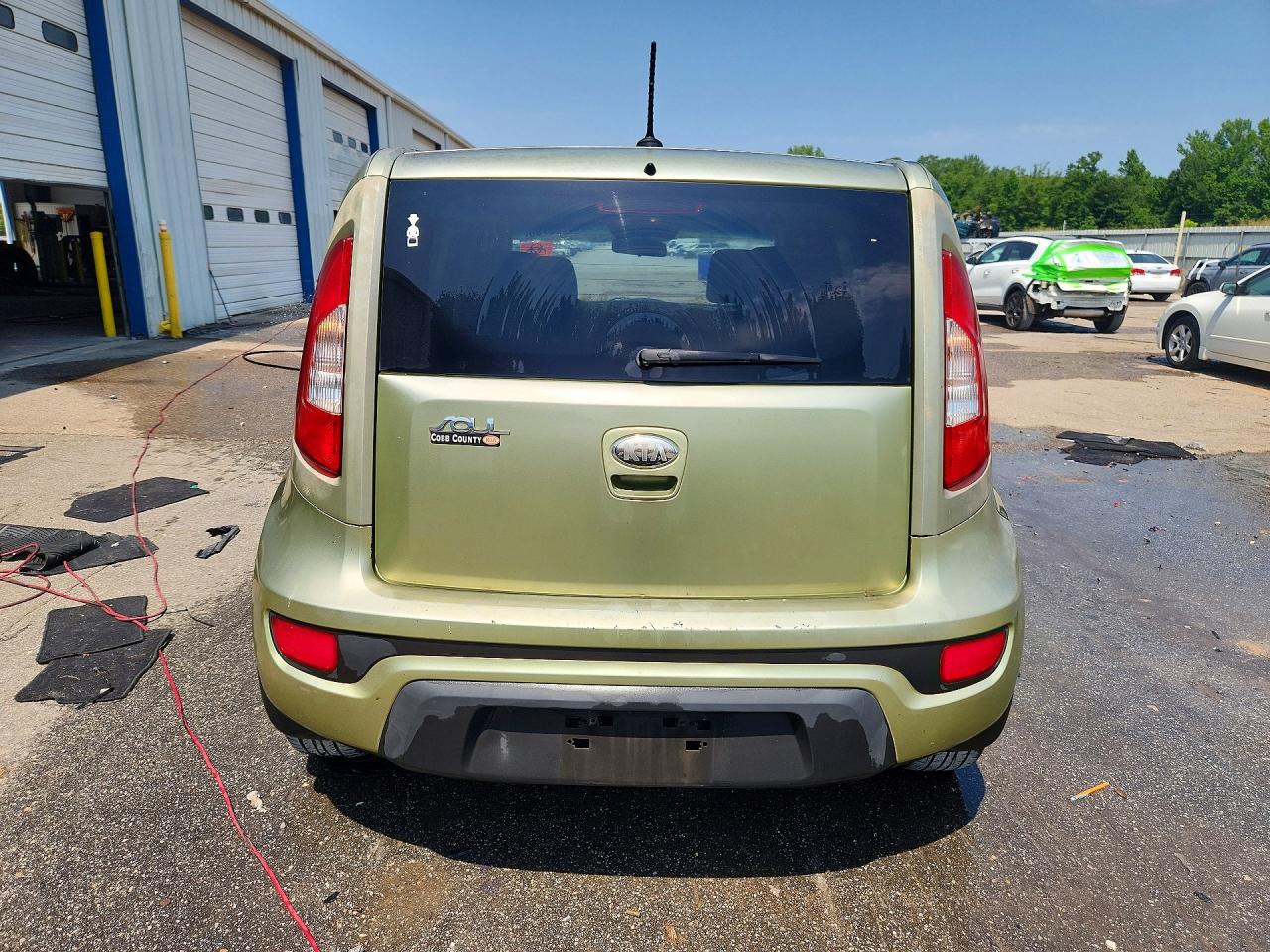 2013 Kia Soul Base Зеленый vin: KNDJT2A50D7590795