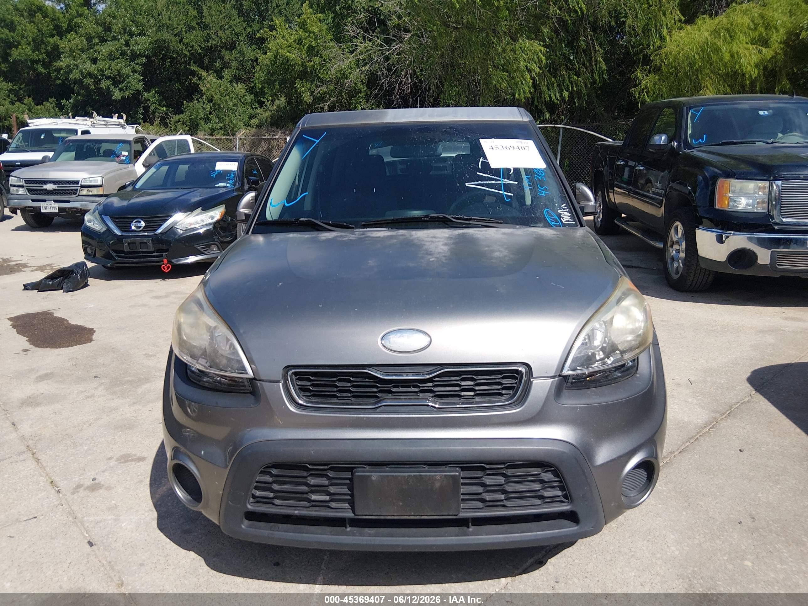 2013 Kia Soul Gray vin: KNDJT2A50D7591168