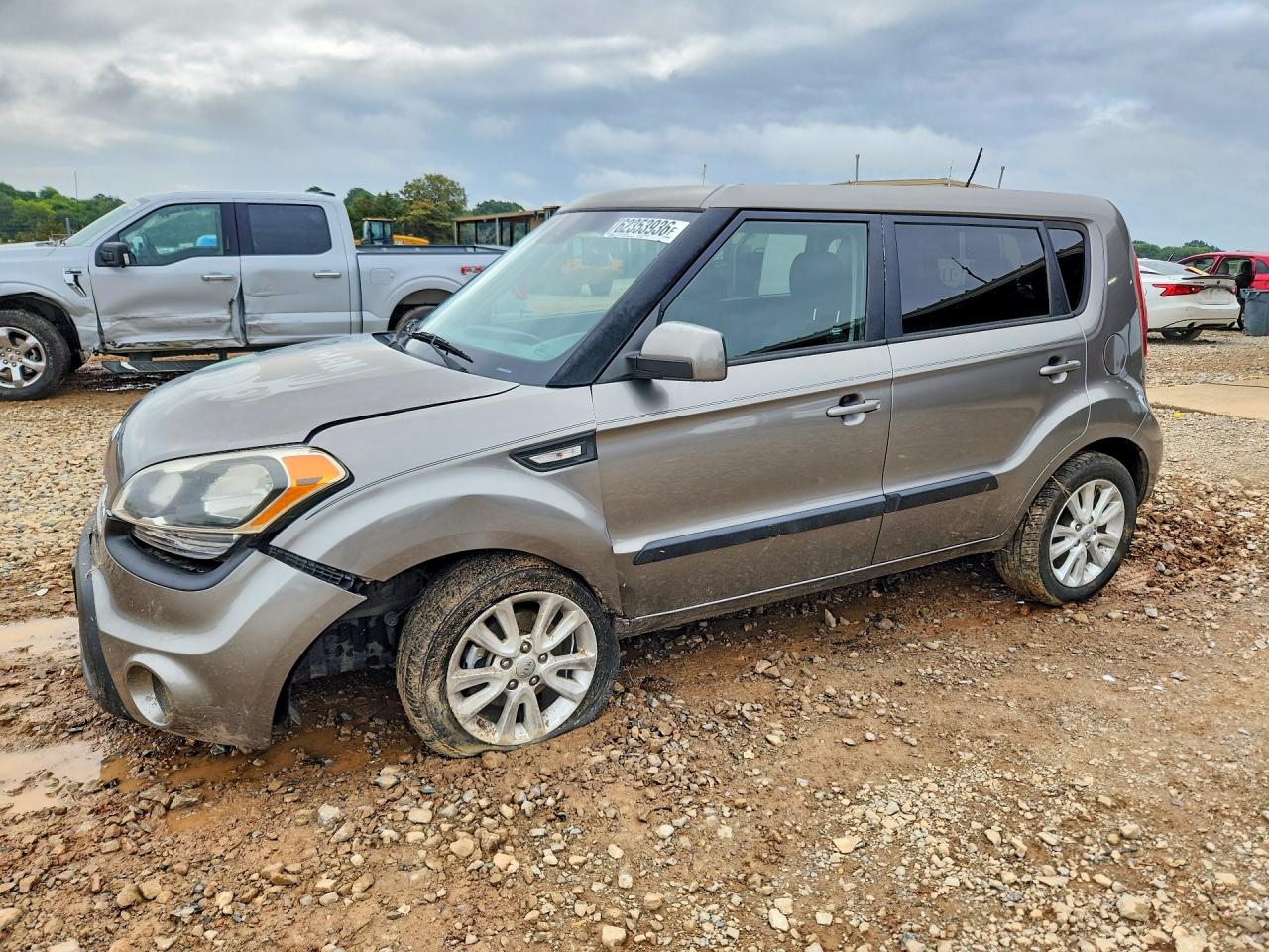 2013 Kia Soul Base Gray vin: KNDJT2A50D7595608