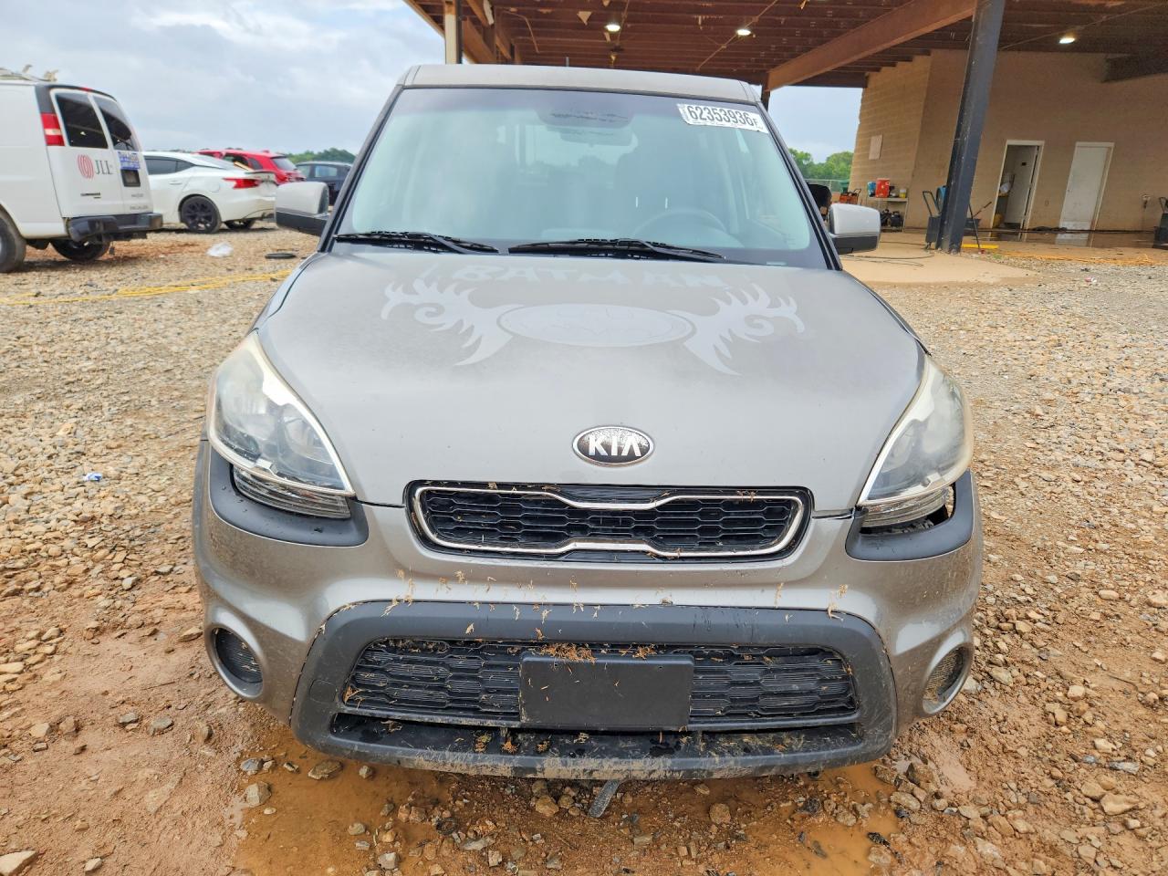 2013 Kia Soul Base Gray vin: KNDJT2A50D7595608