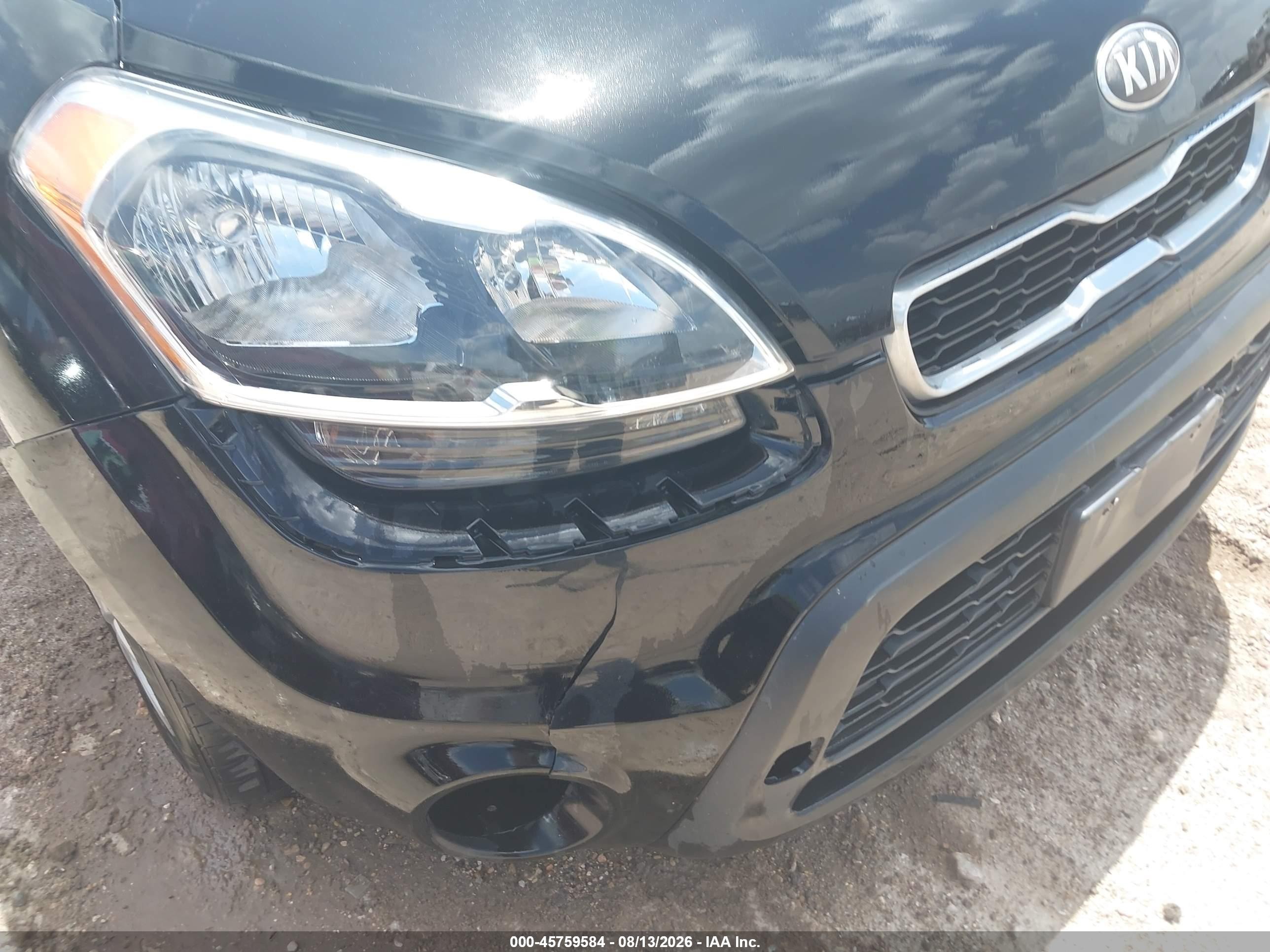 2013 Kia Soul   Black vin: KNDJT2A50D7613976