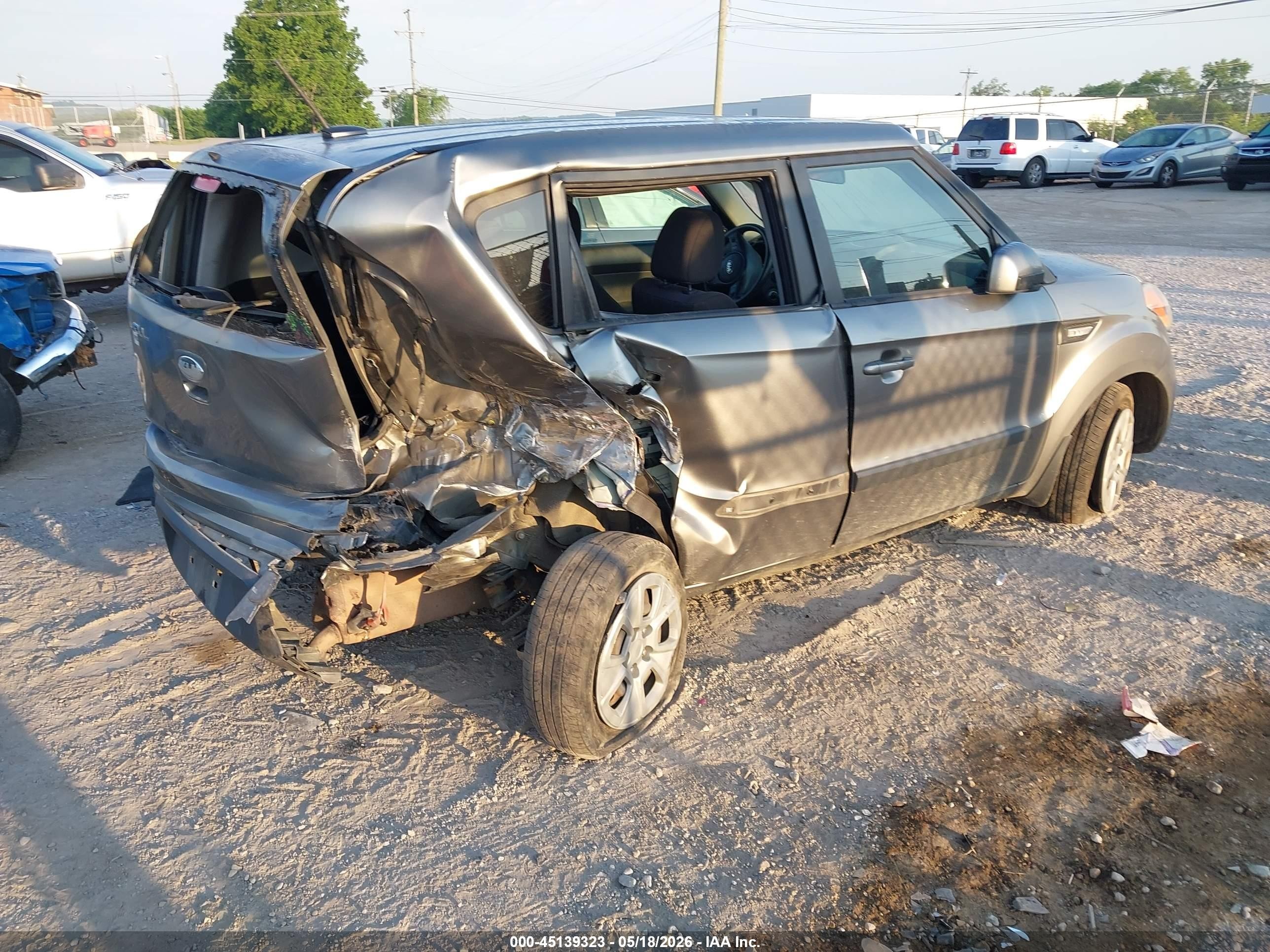 2013 Kia Soul   Серый vin: KNDJT2A50D7628462