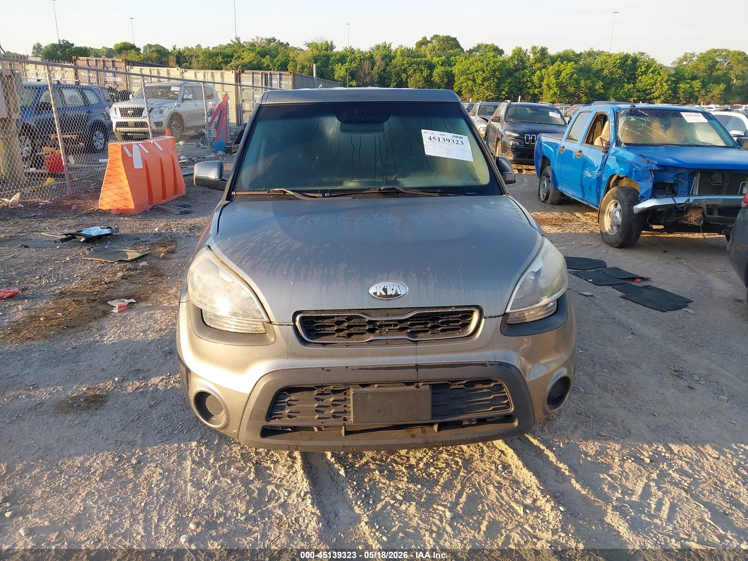 2013 Kia Soul   Серый vin: KNDJT2A50D7628462