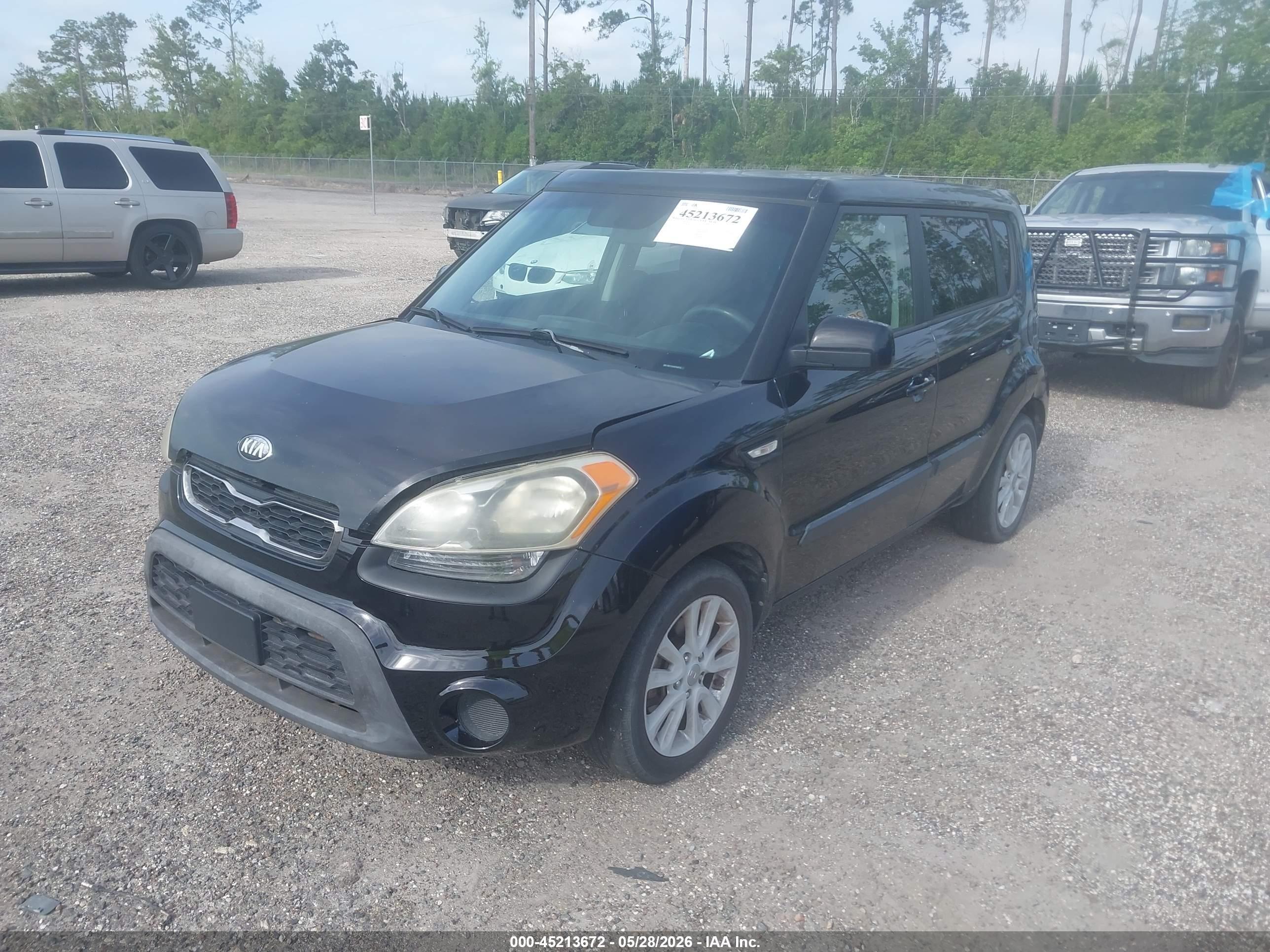 2013 Kia Soul   Черный vin: KNDJT2A50D7628722