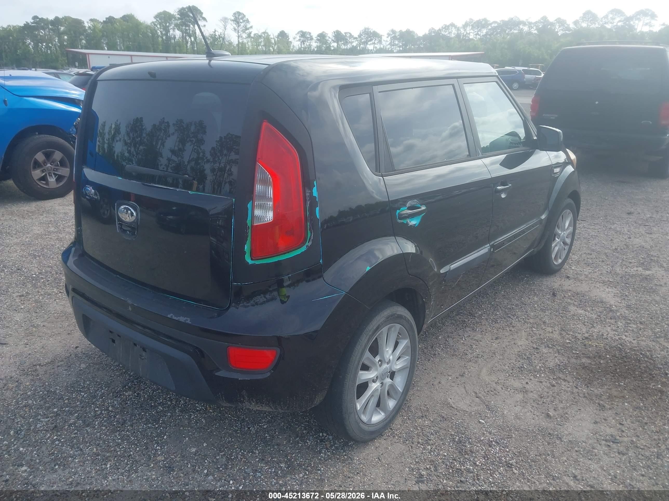 2013 Kia Soul   Черный vin: KNDJT2A50D7628722