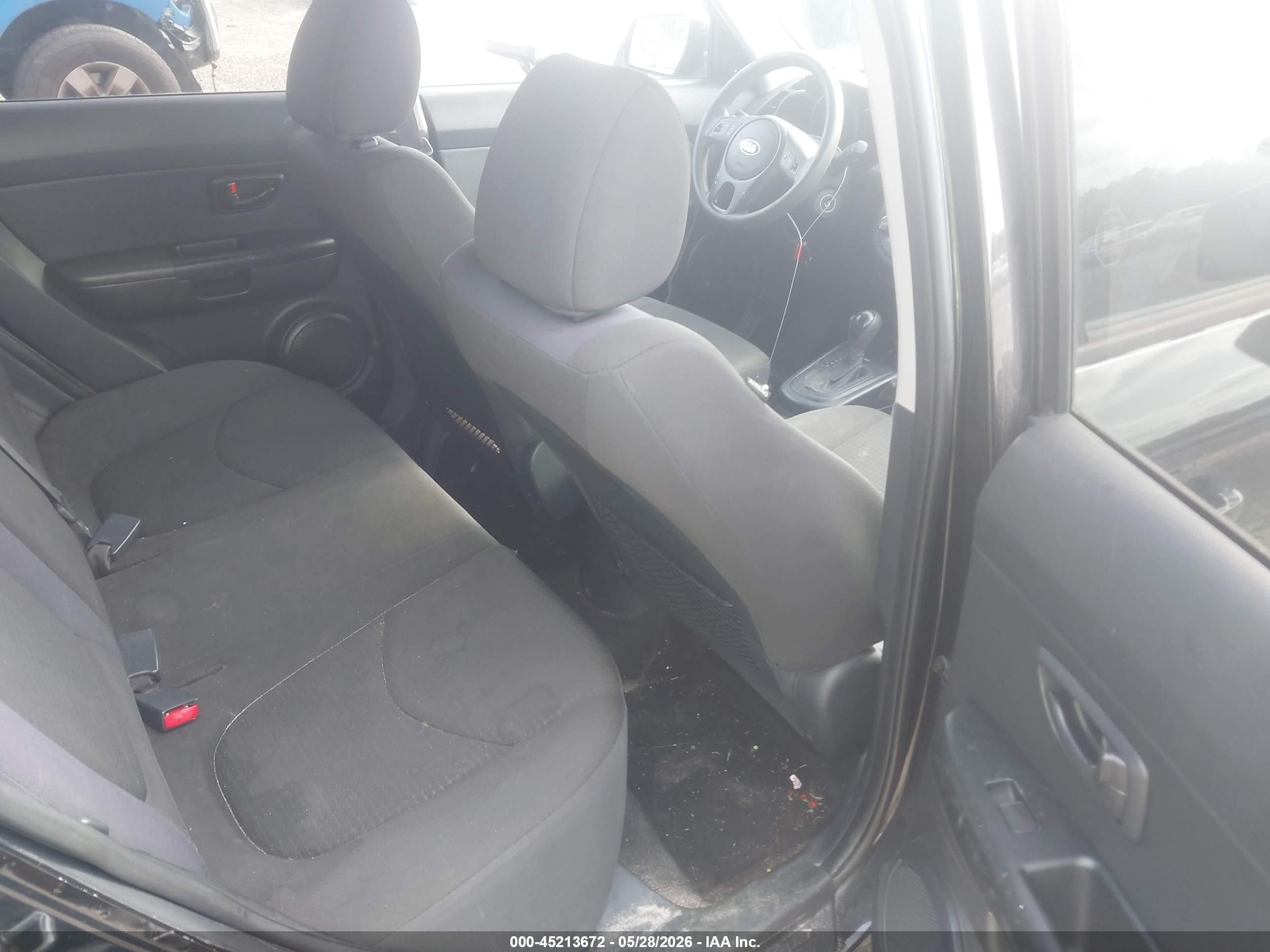 2013 Kia Soul   Черный vin: KNDJT2A50D7628722