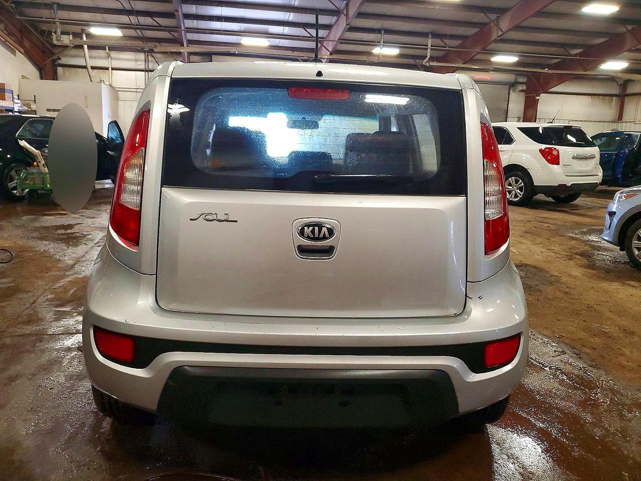 2013 Kia Soul Base Gray vin: KNDJT2A50D7758094