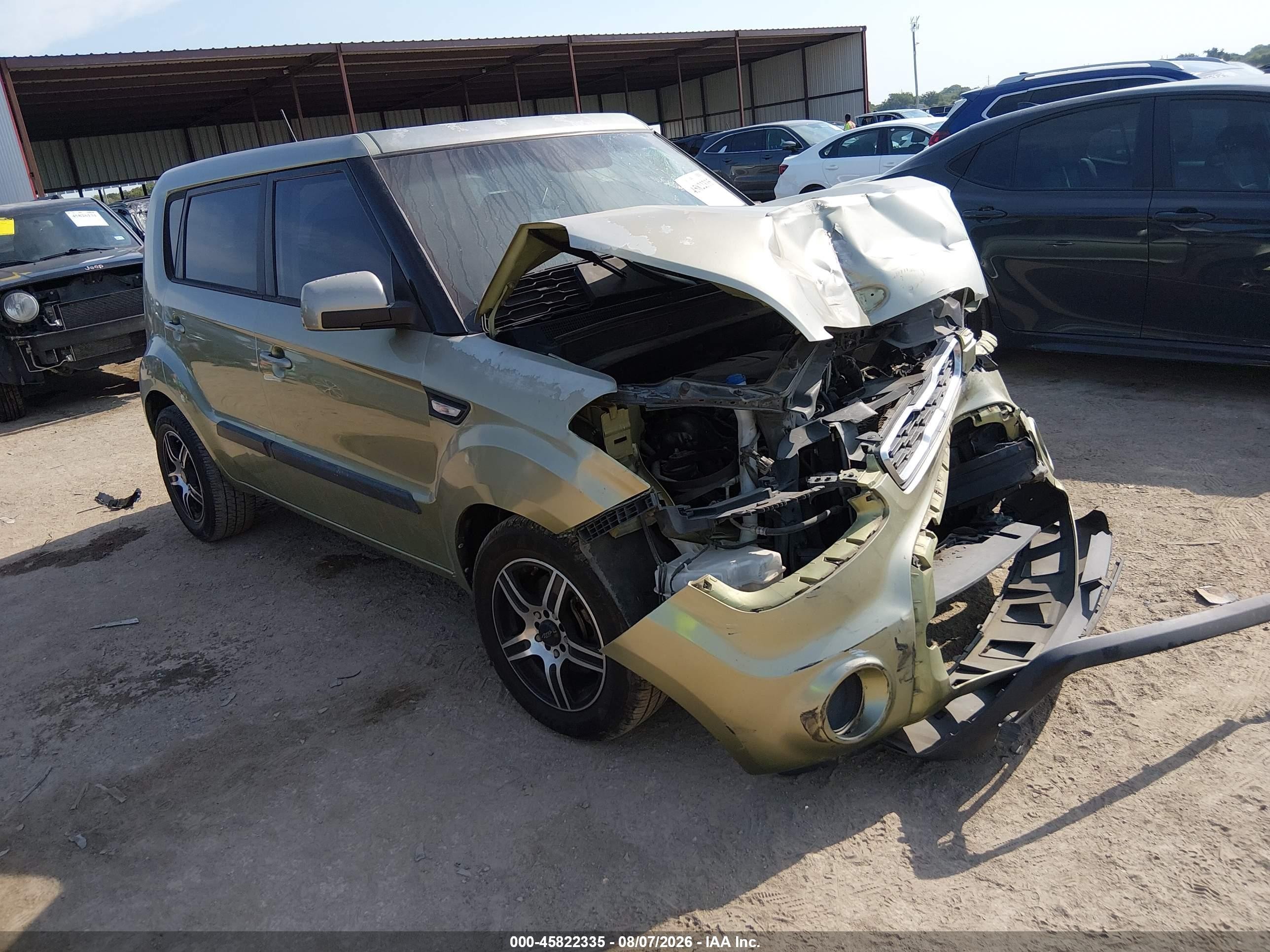2012 Kia Soul   Green vin: KNDJT2A51C7360116