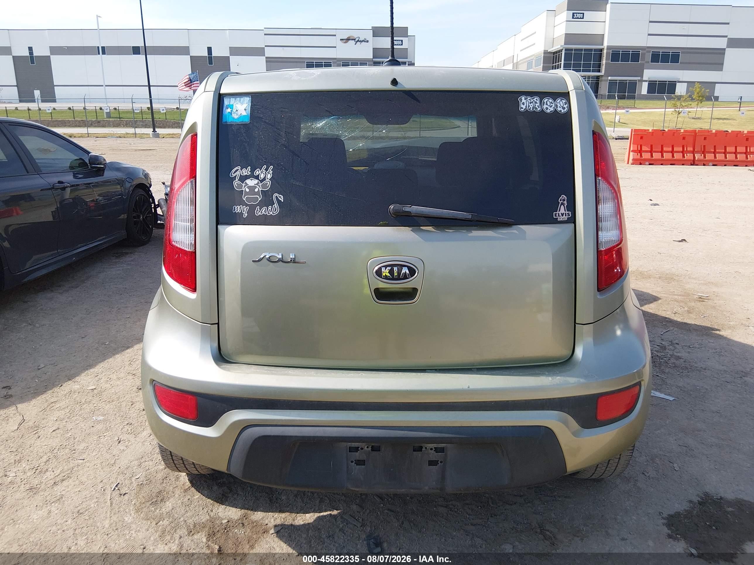 2012 Kia Soul   Green vin: KNDJT2A51C7360116