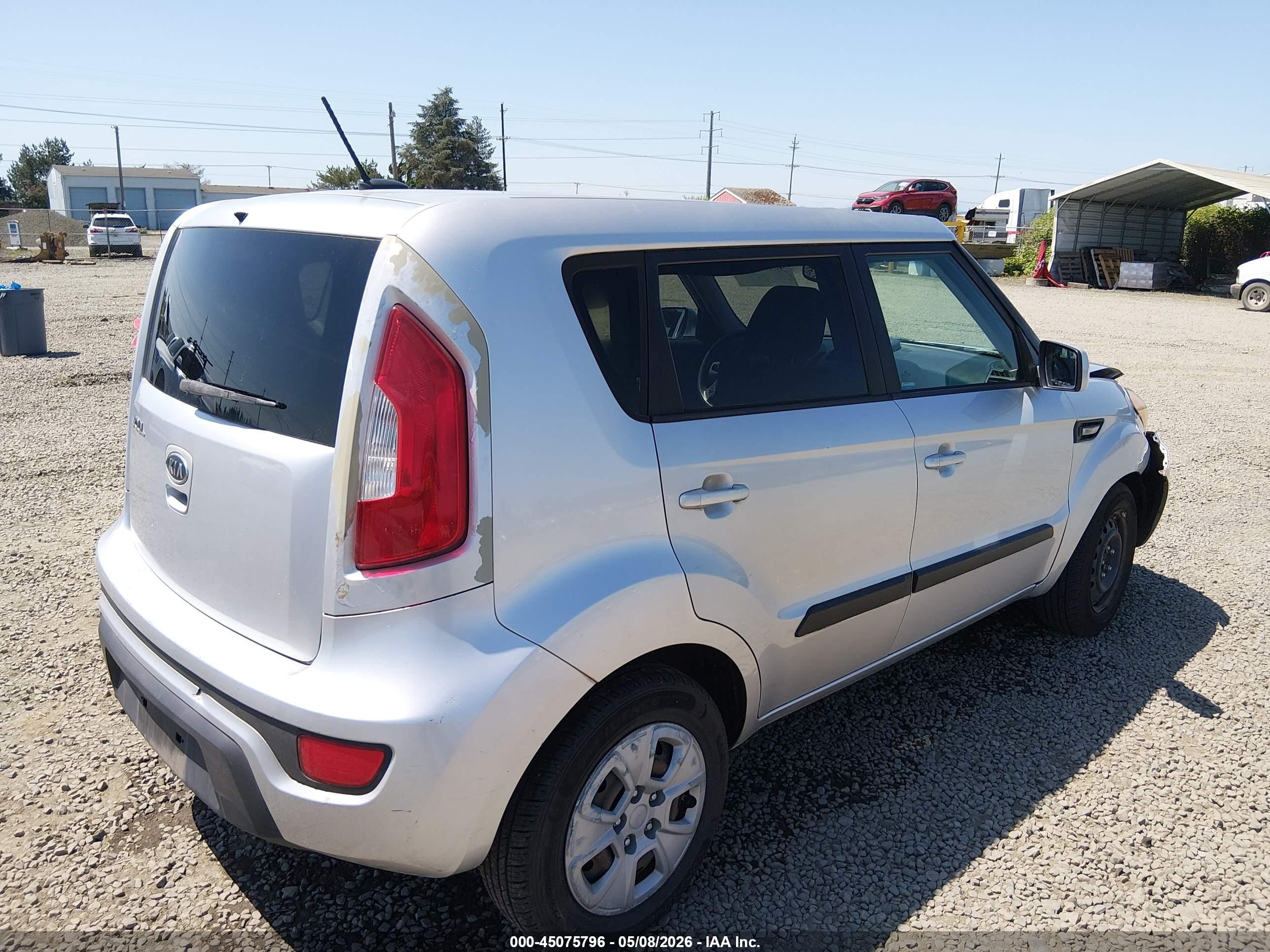 2012 Kia Soul Серебряный vin: KNDJT2A51C7462242