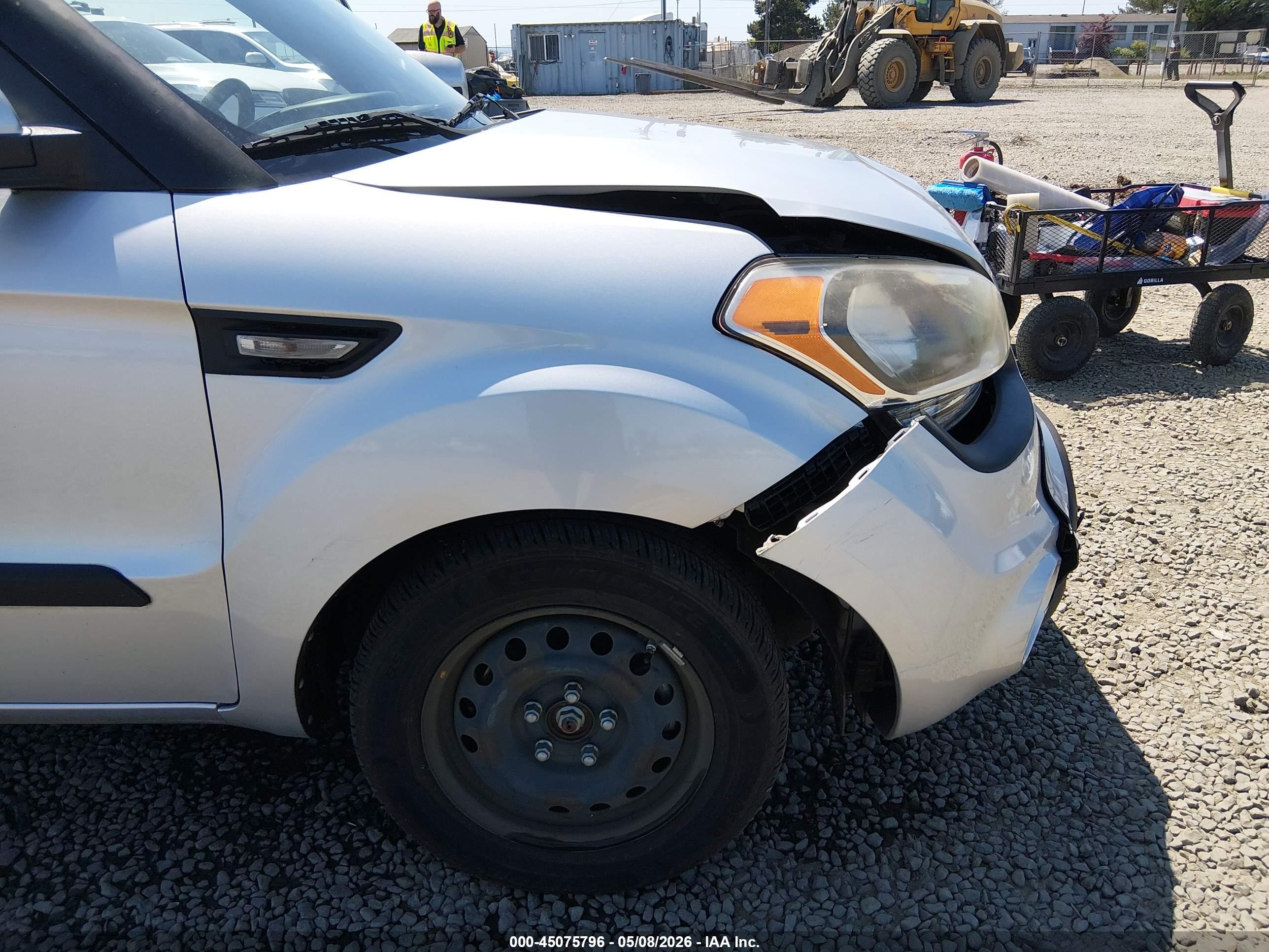 2012 Kia Soul Серебряный vin: KNDJT2A51C7462242
