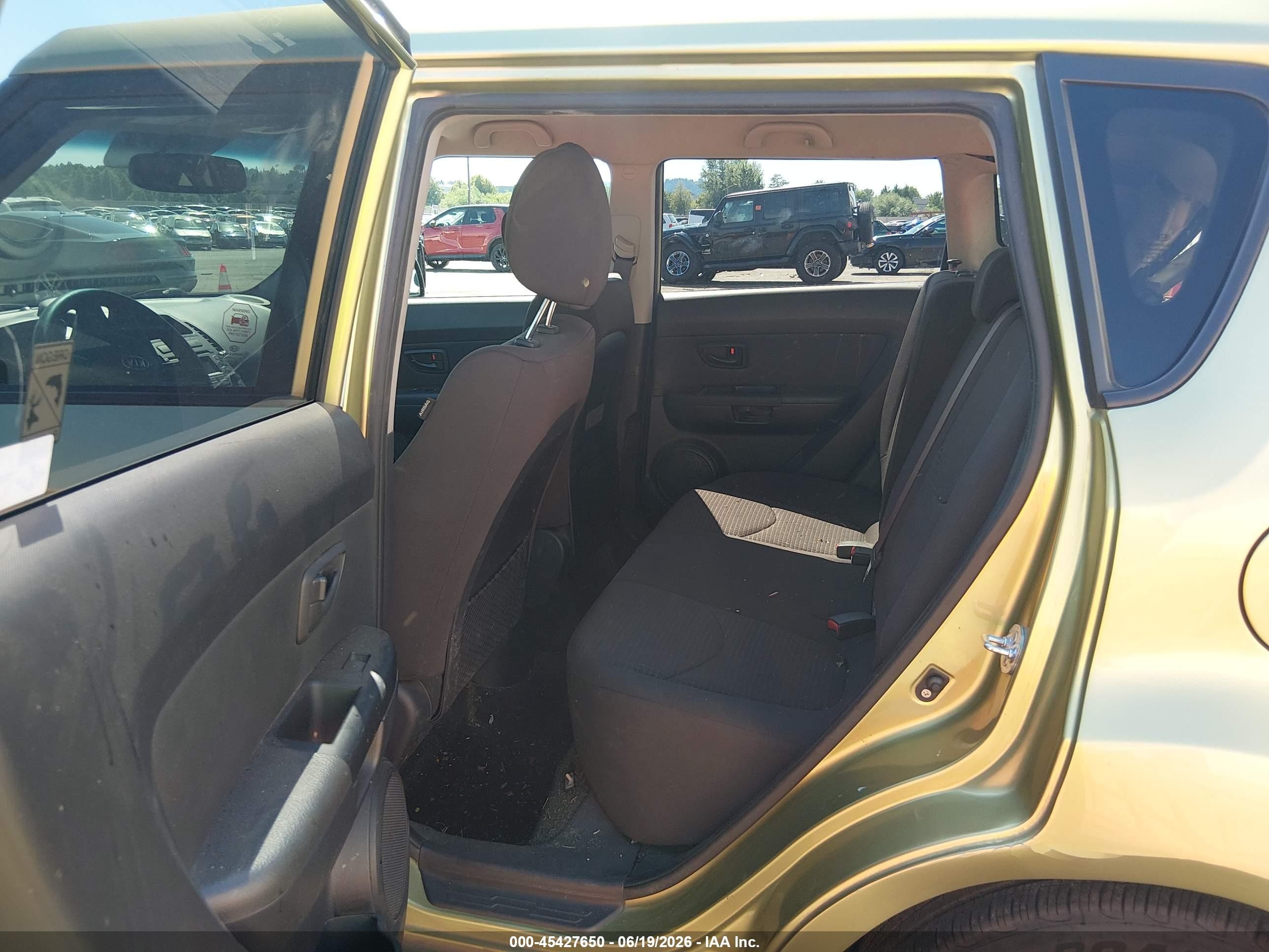 2012 Kia Soul   Green vin: KNDJT2A51C7466582