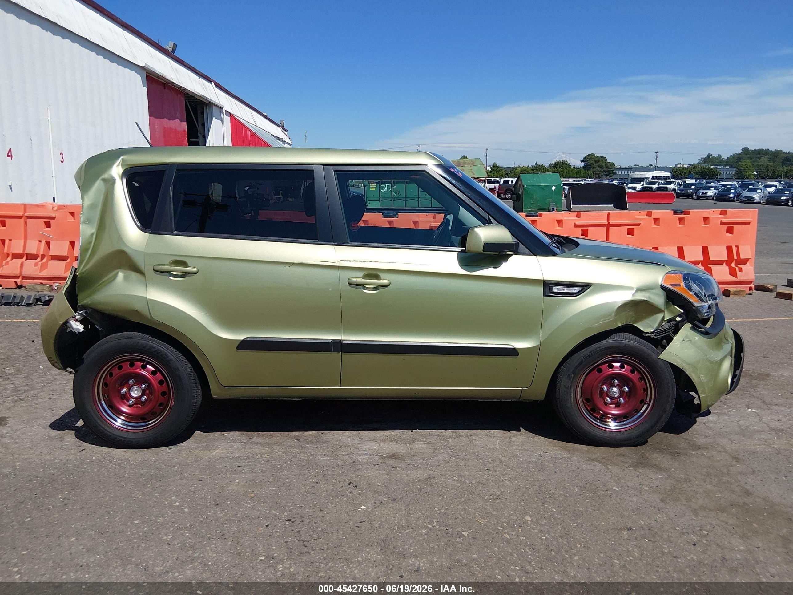 2012 Kia Soul   Green vin: KNDJT2A51C7466582