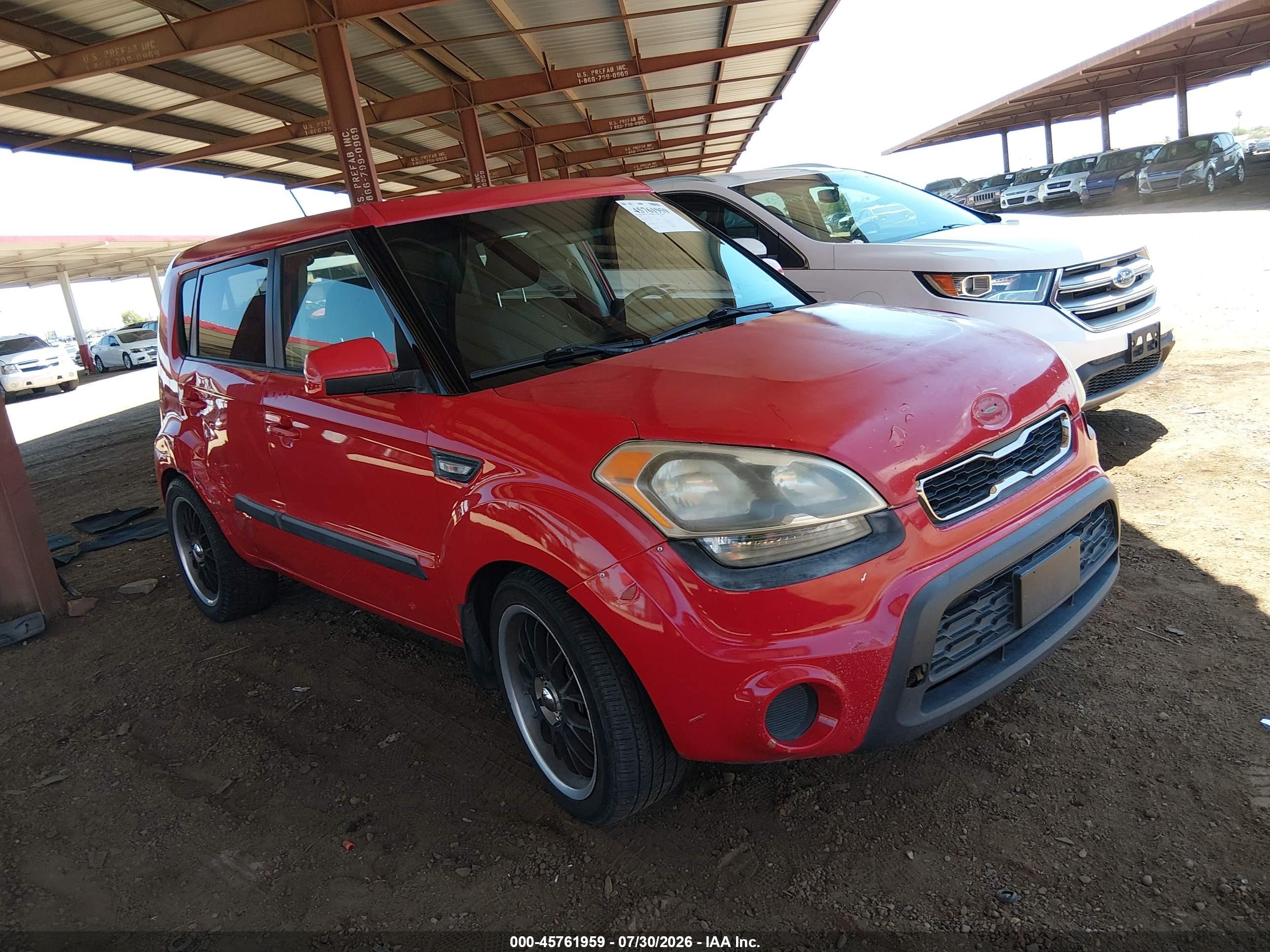 2013 Kia Soul   Red vin: KNDJT2A51D7501705