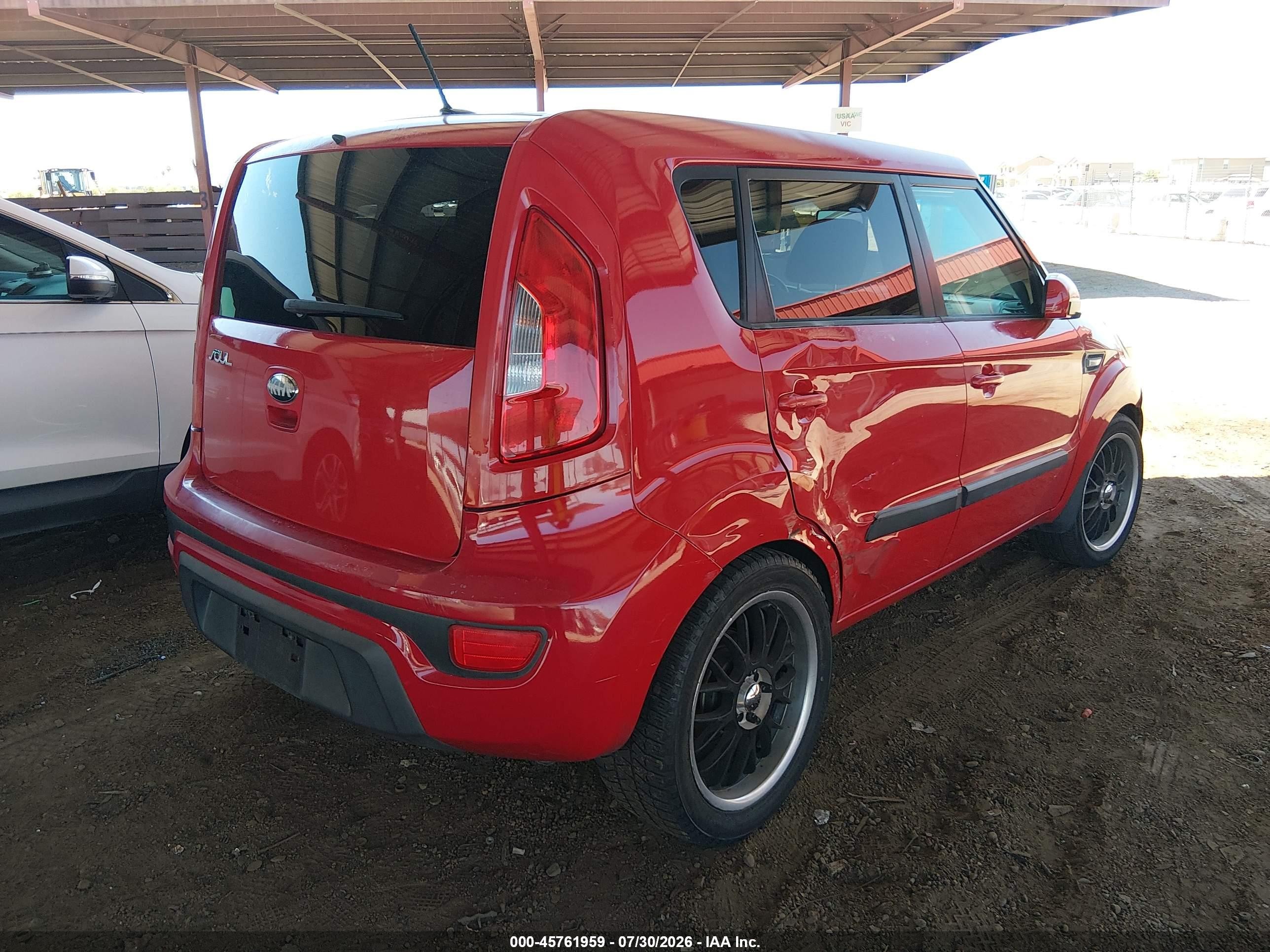 2013 Kia Soul   Red vin: KNDJT2A51D7501705