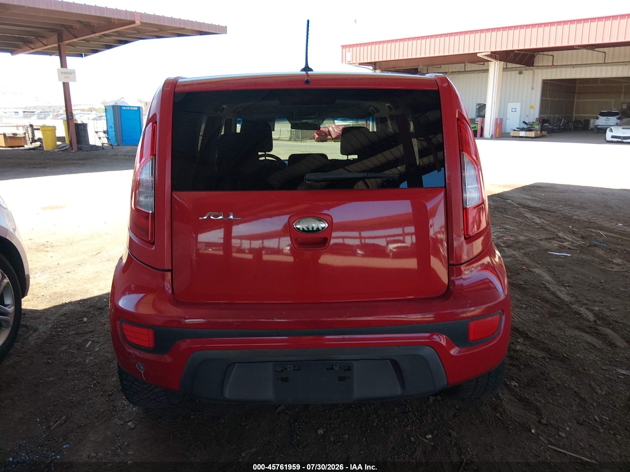 2013 Kia Soul   Red vin: KNDJT2A51D7501705