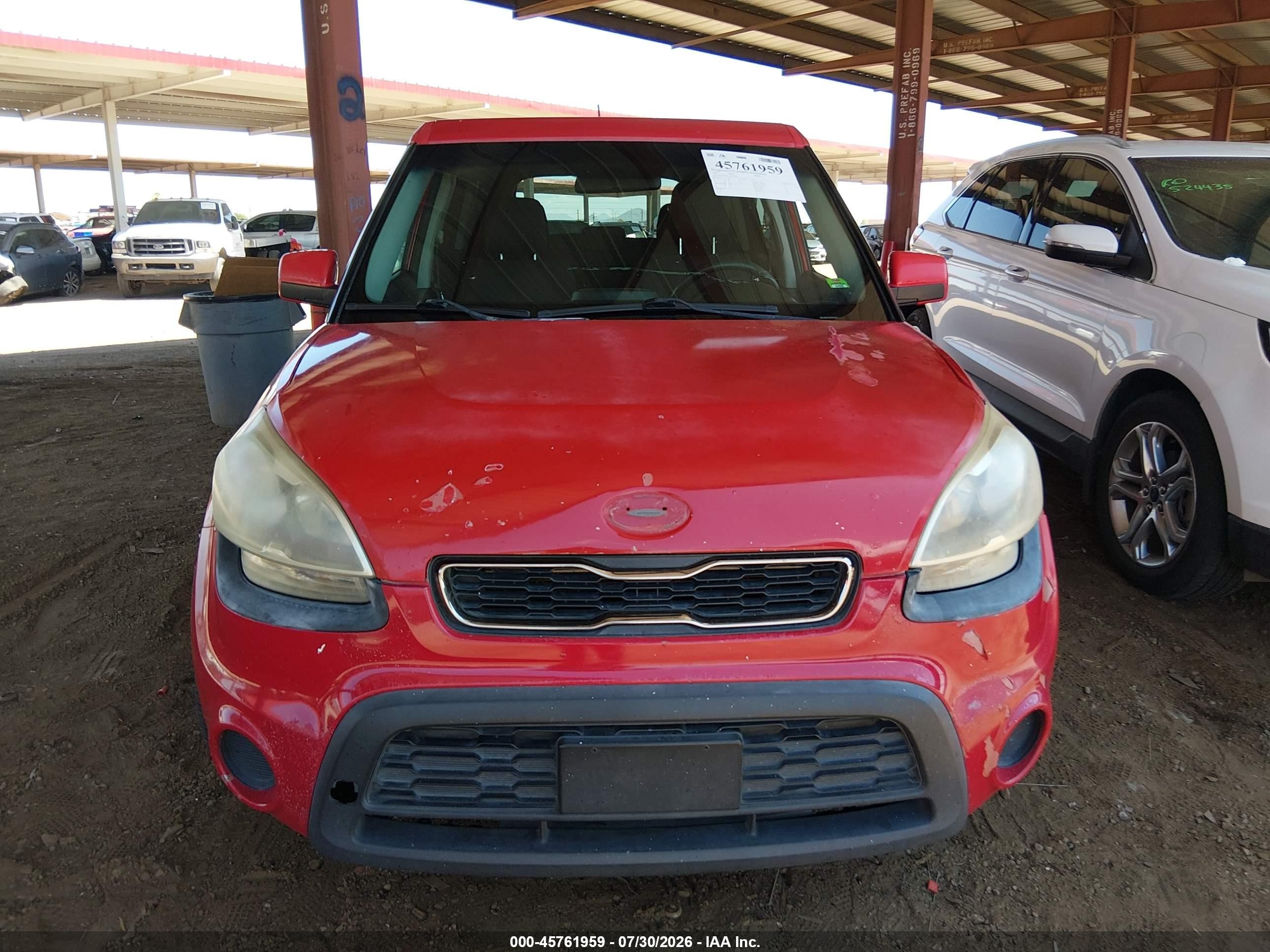 2013 Kia Soul   Red vin: KNDJT2A51D7501705