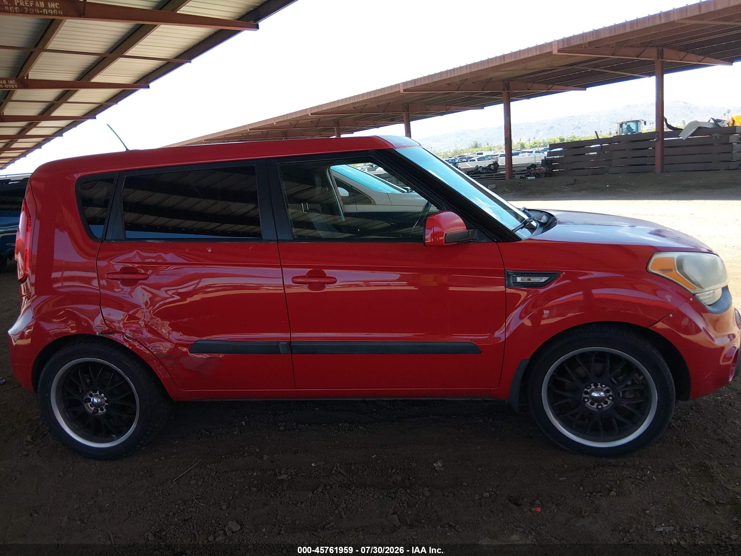2013 Kia Soul   Red vin: KNDJT2A51D7501705