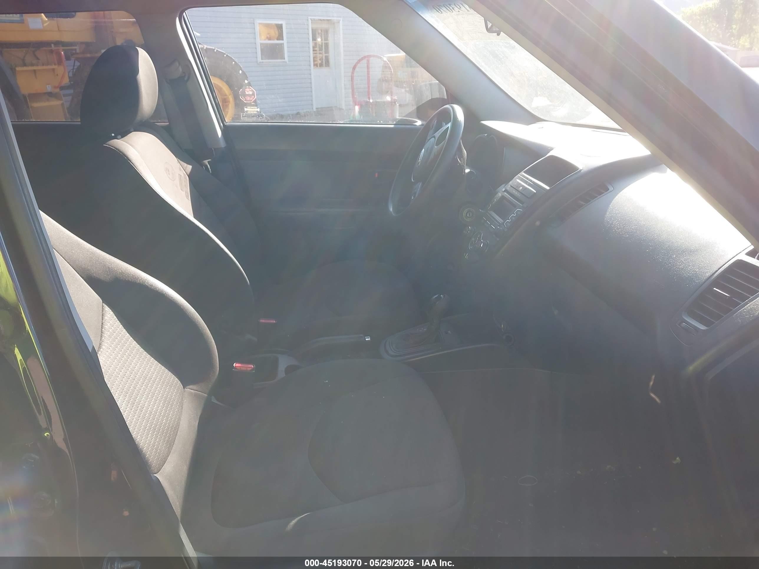 2013 Kia Soul   Черный vin: KNDJT2A51D7503986