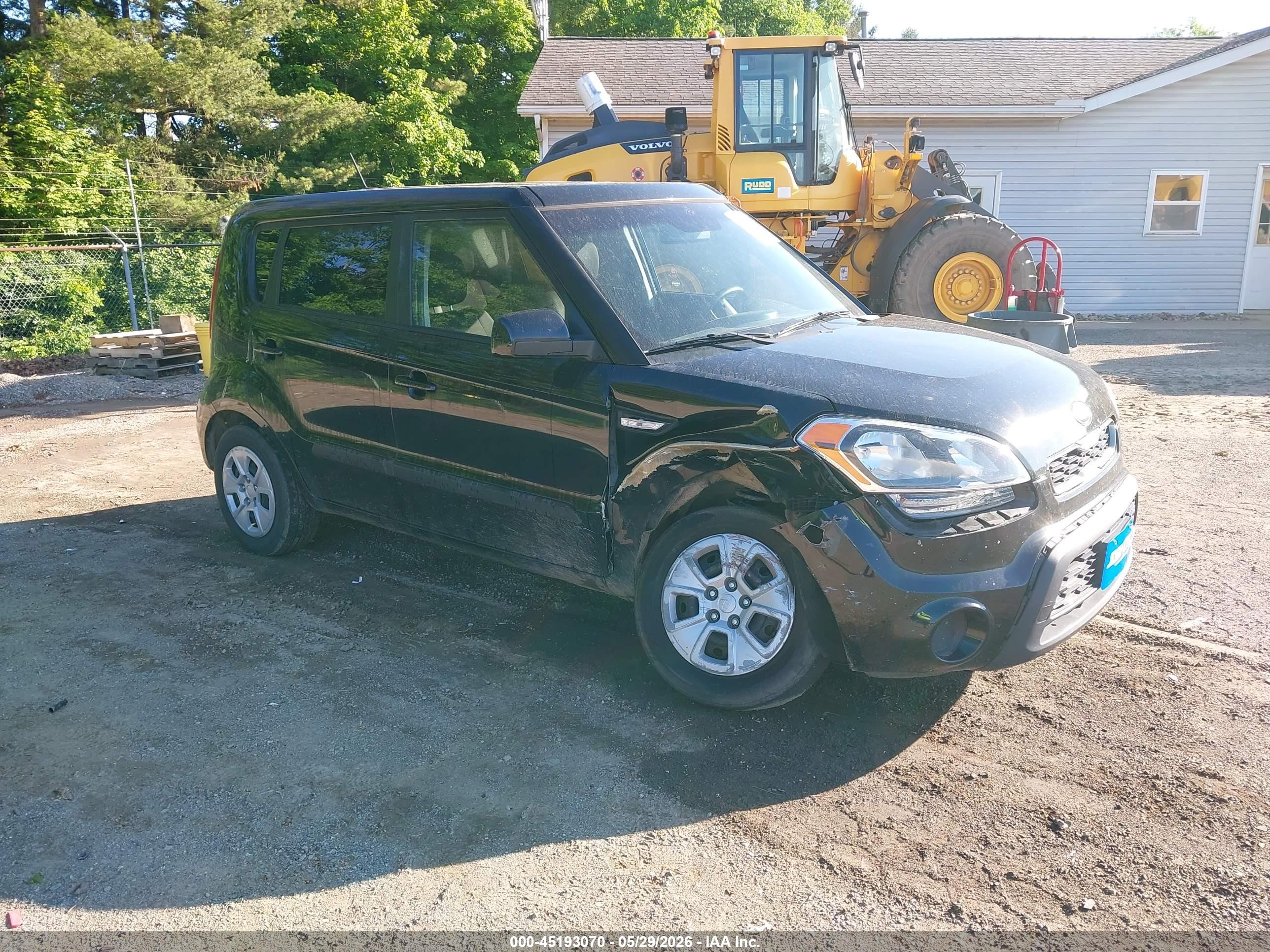 2013 Kia Soul   Черный vin: KNDJT2A51D7503986