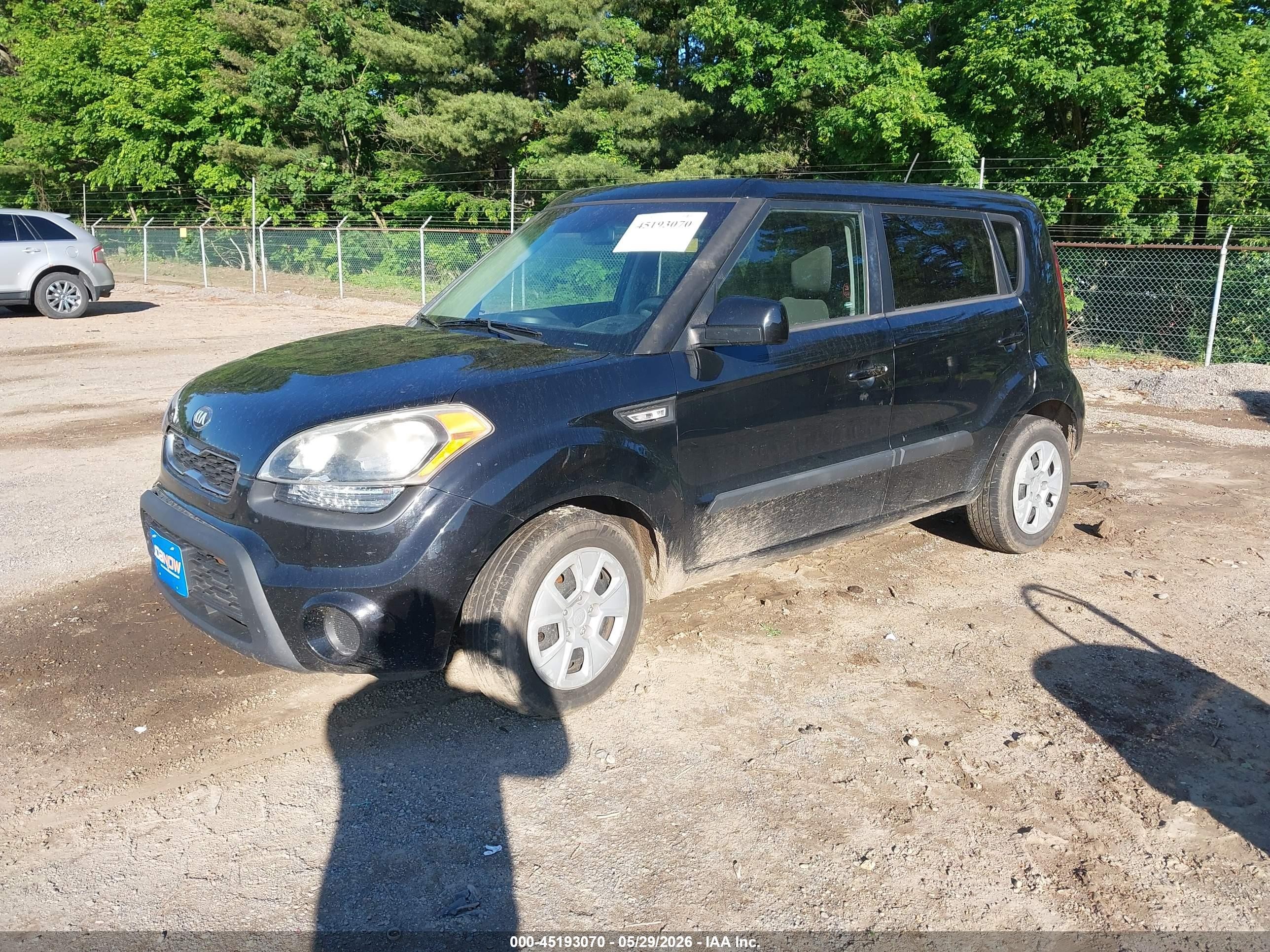 2013 Kia Soul   Черный vin: KNDJT2A51D7503986