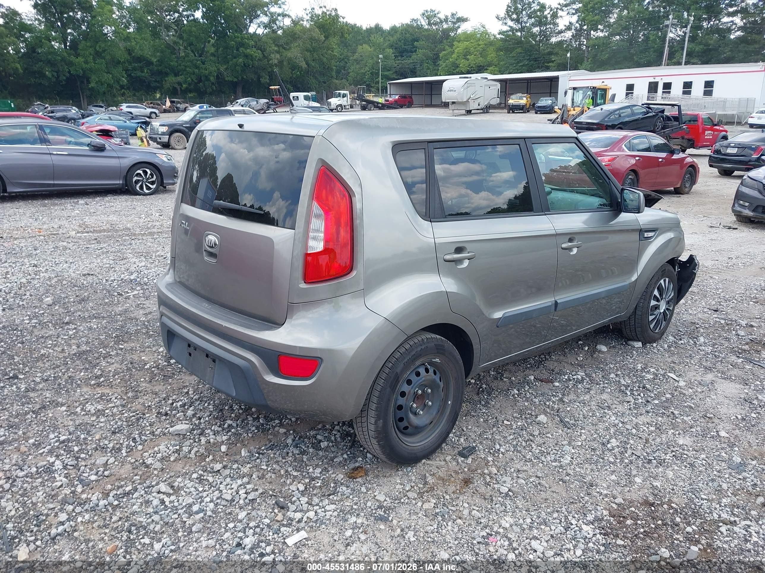 2013 Kia Soul ! Gray vin: KNDJT2A51D7507391