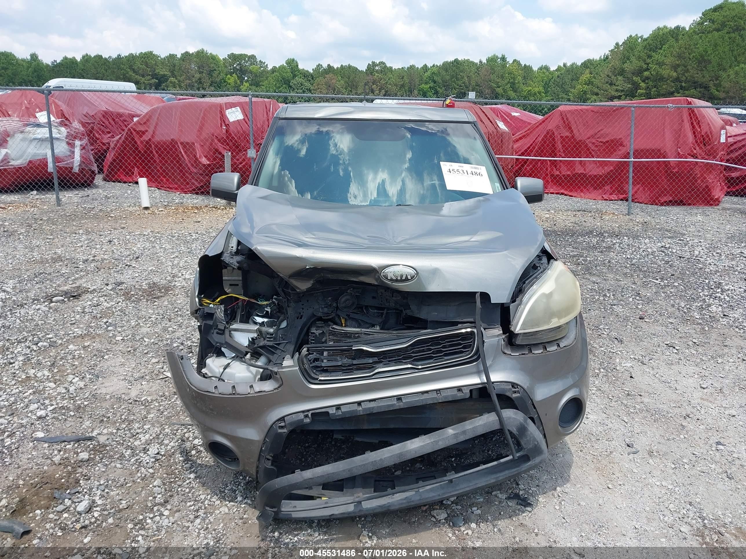 2013 Kia Soul ! Gray vin: KNDJT2A51D7507391