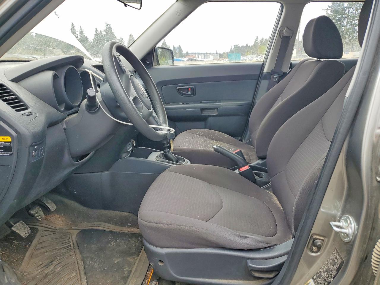 2013 Kia Soul Base Серый vin: KNDJT2A51D7555814