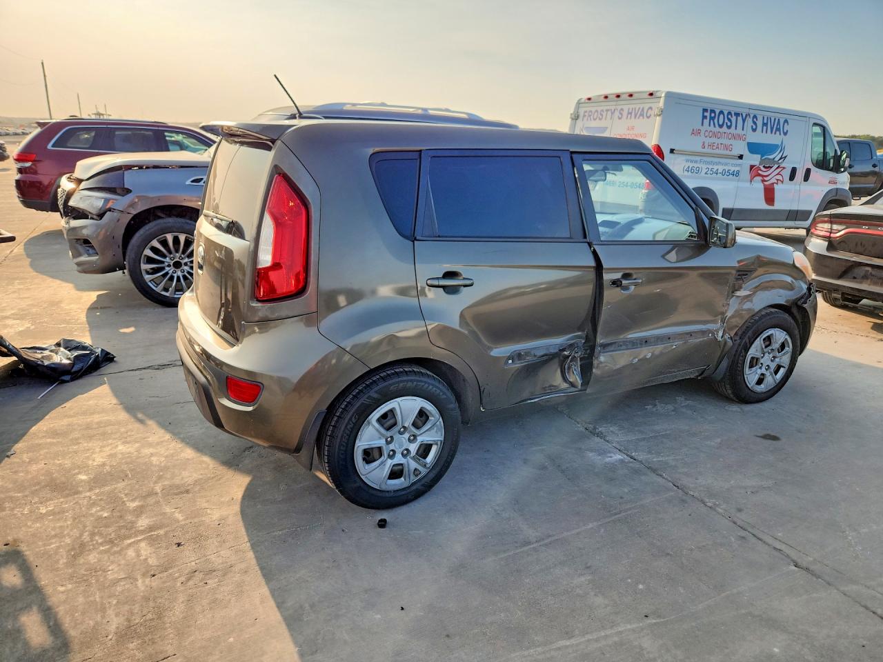 2013 Kia Soul Base Green vin: KNDJT2A51D7558728