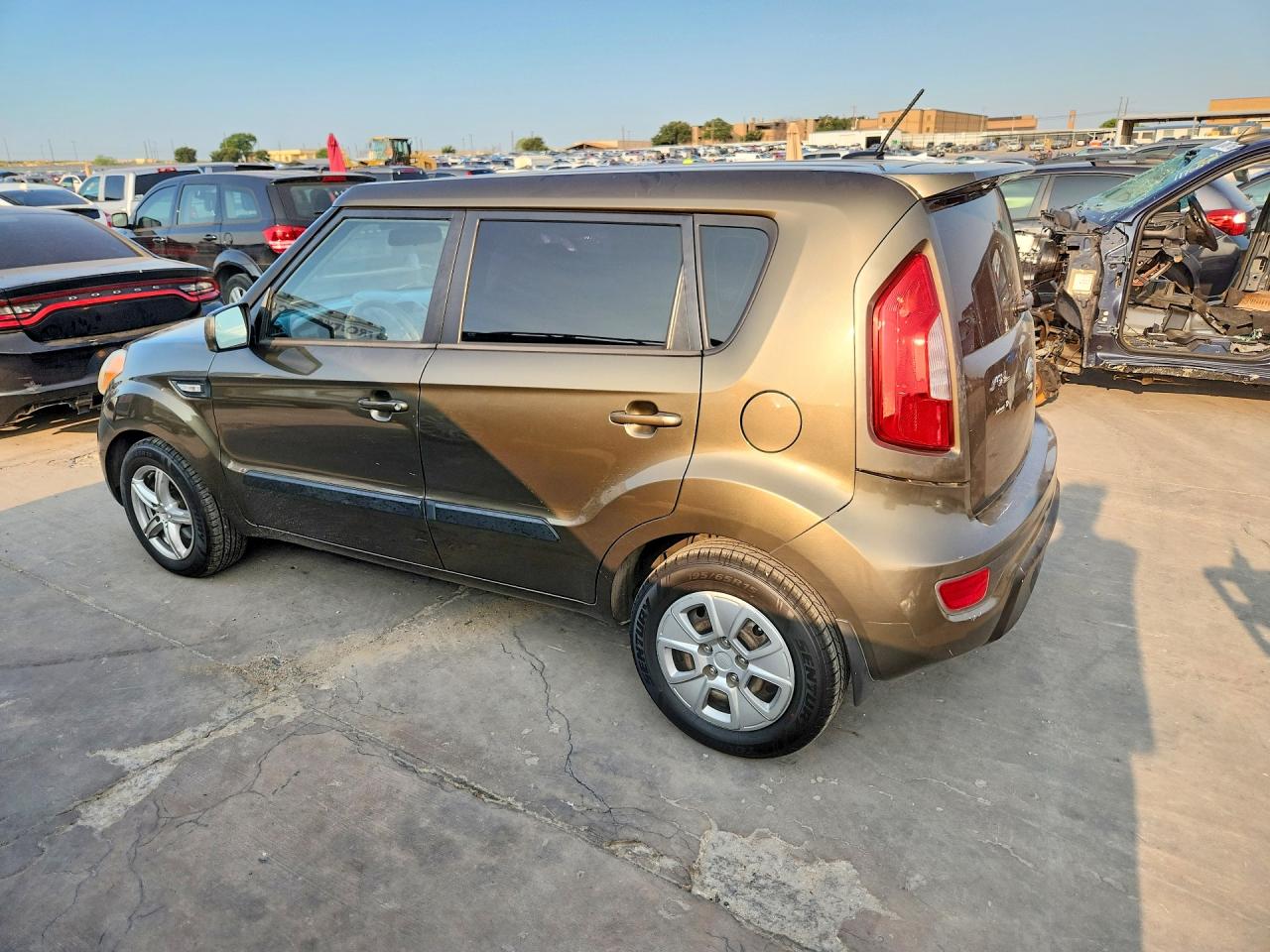 2013 Kia Soul Base Green vin: KNDJT2A51D7558728