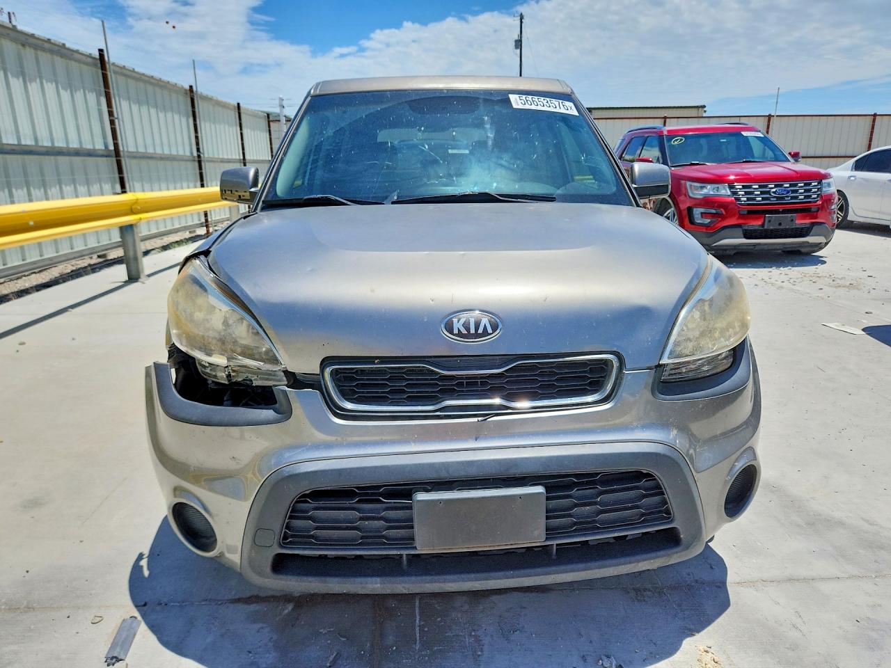 2013 Kia Soul Base Серый vin: KNDJT2A51D7607040