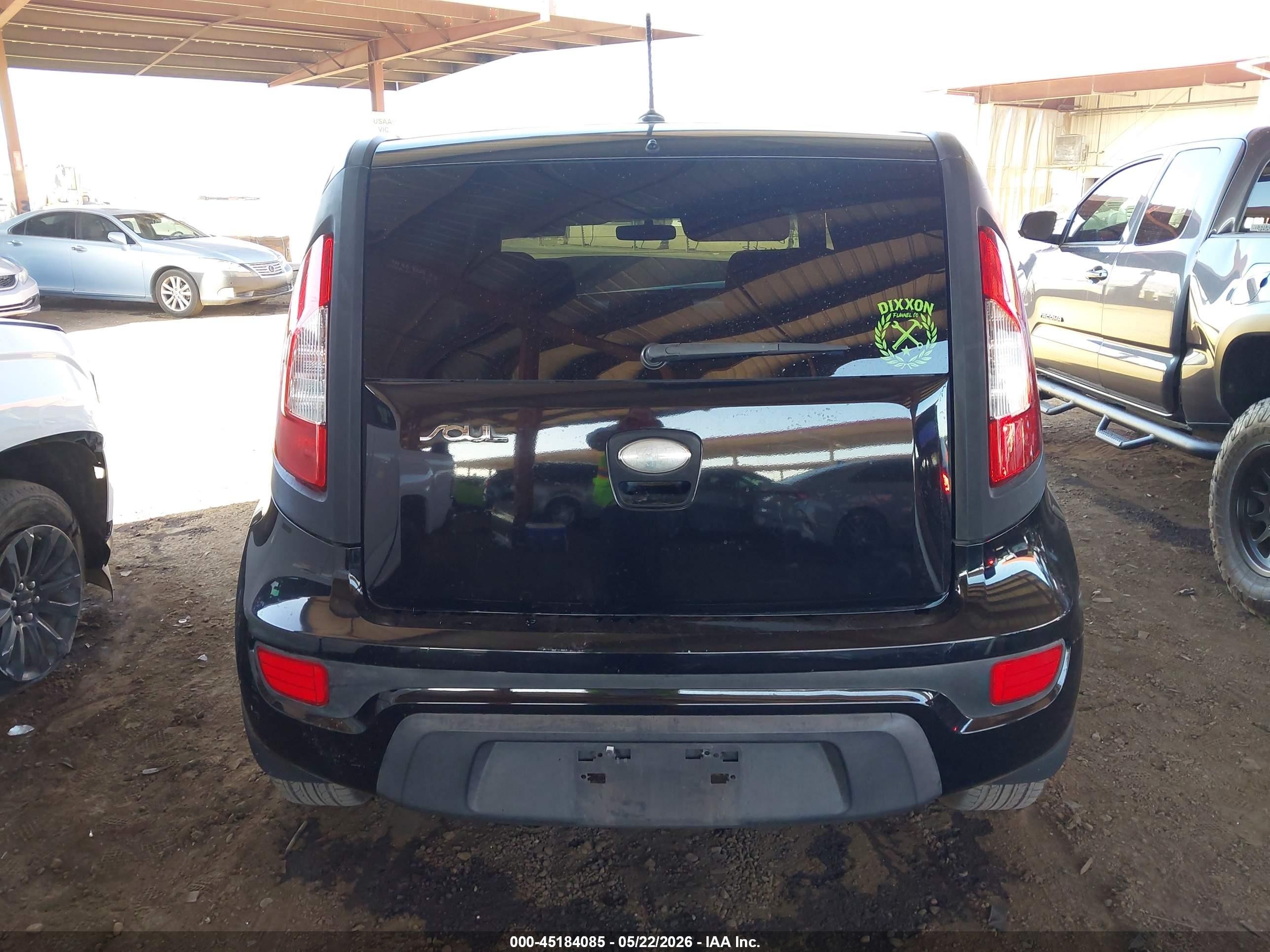 2013 Kia Soul   Black vin: KNDJT2A51D7612268