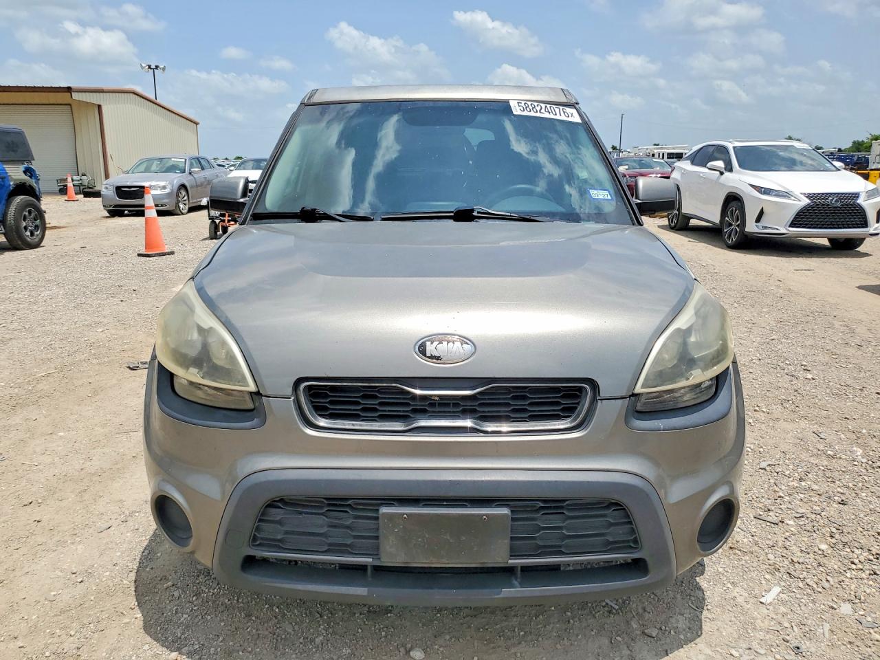 2013 Kia Soul Base Gray vin: KNDJT2A51D7620502