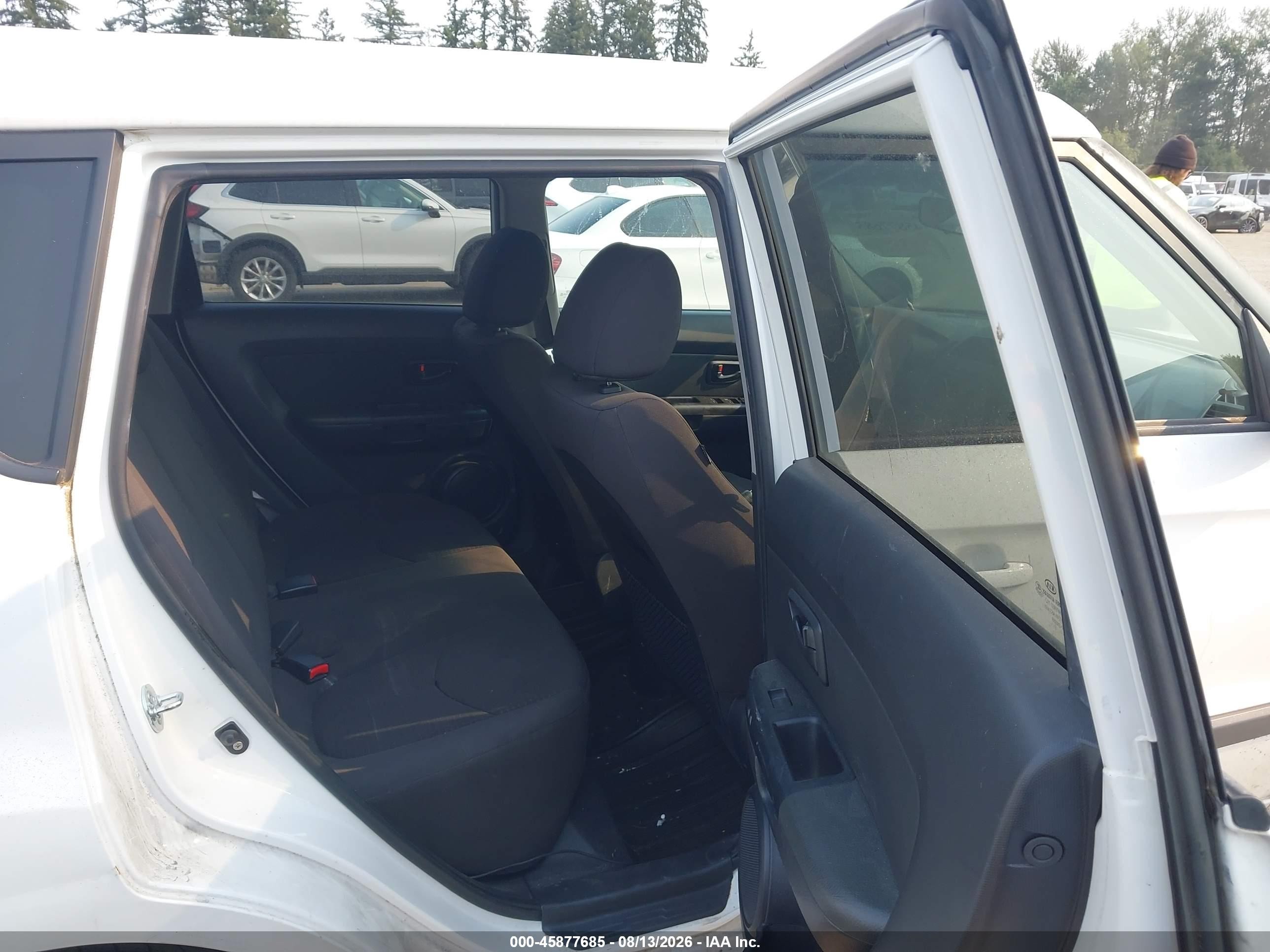 2013 Kia Soul Белый vin: KNDJT2A51D7762459