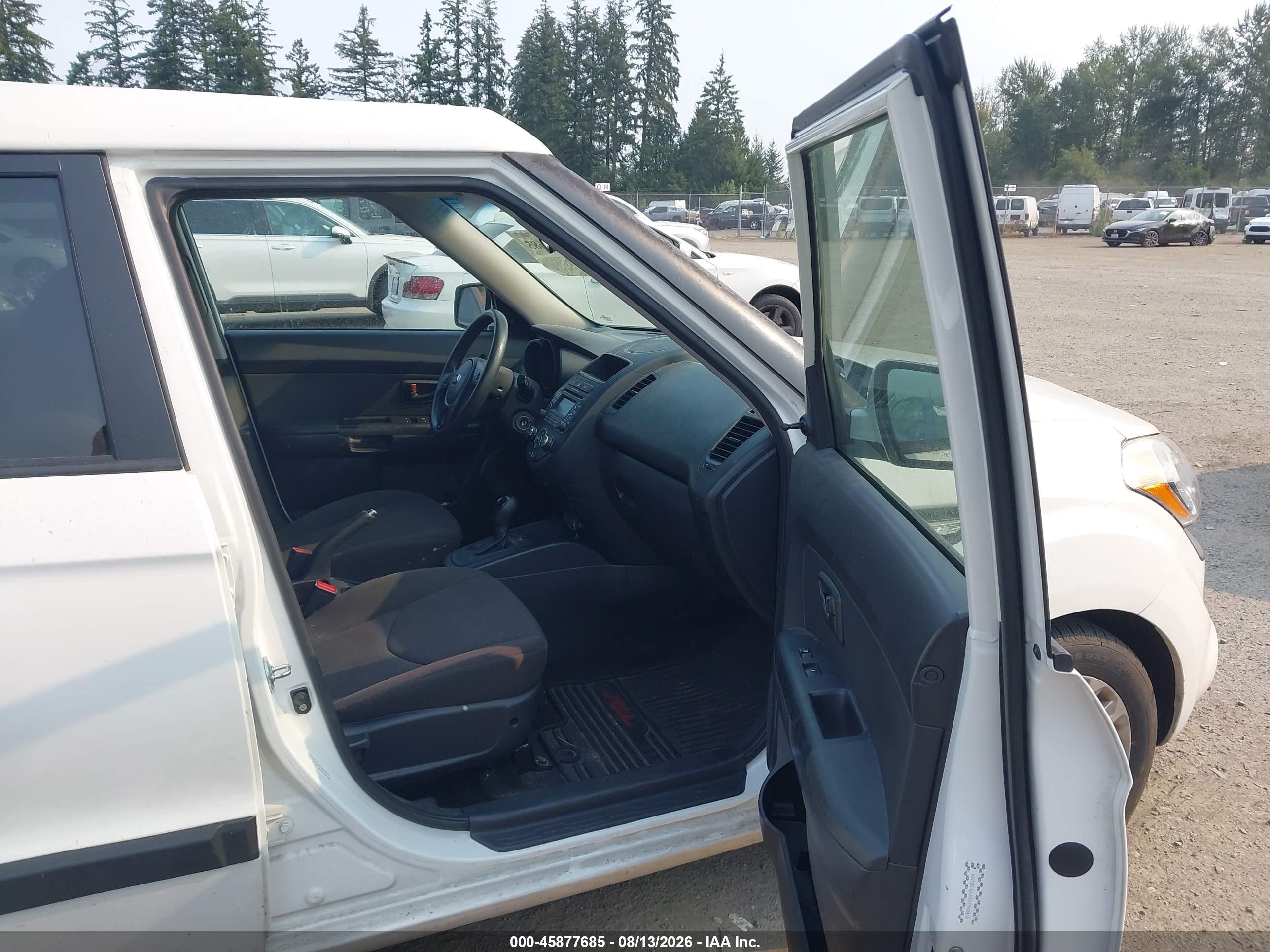 2013 Kia Soul Белый vin: KNDJT2A51D7762459