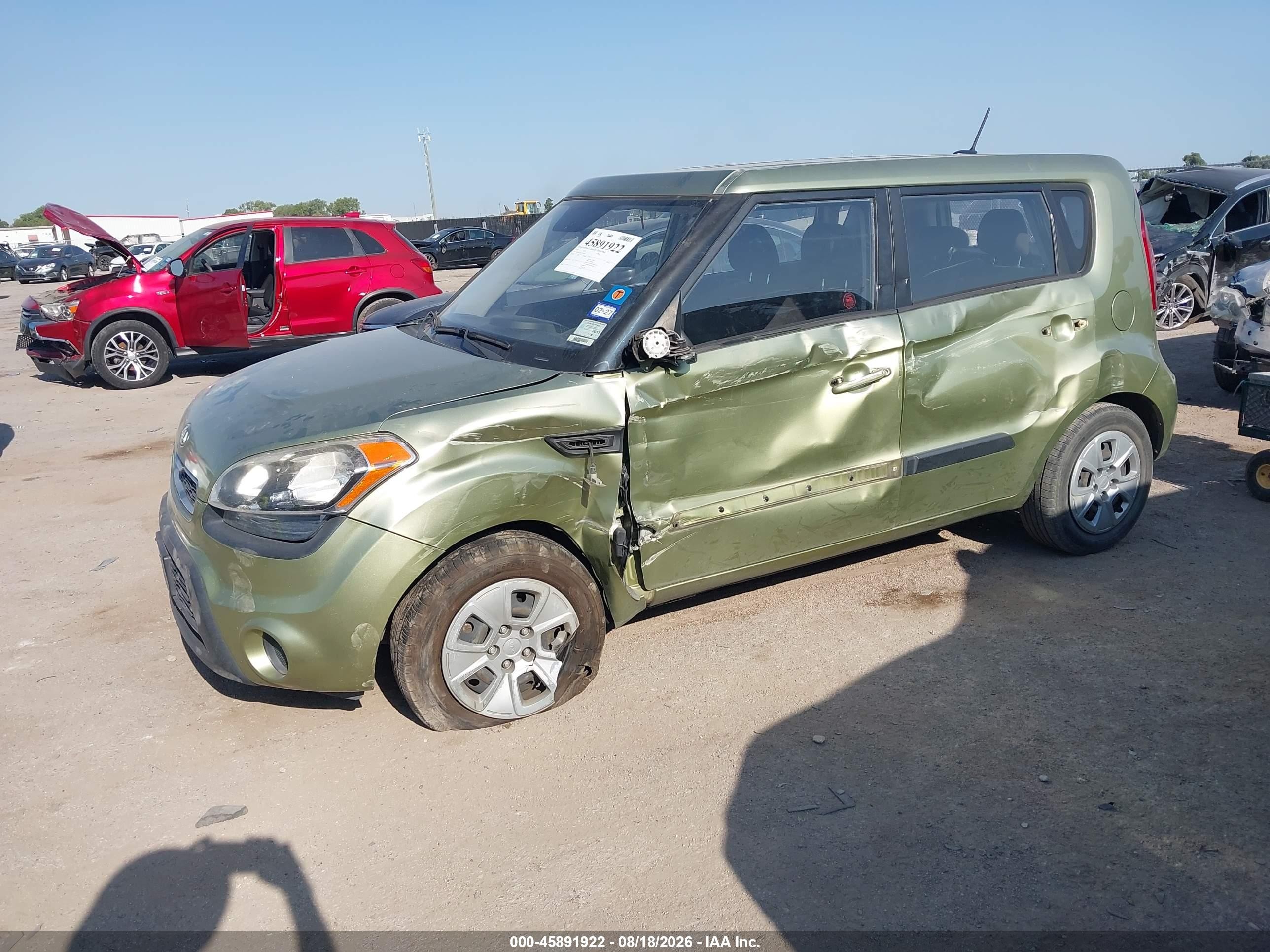 2012 Kia Soul   Green vin: KNDJT2A52C7376387