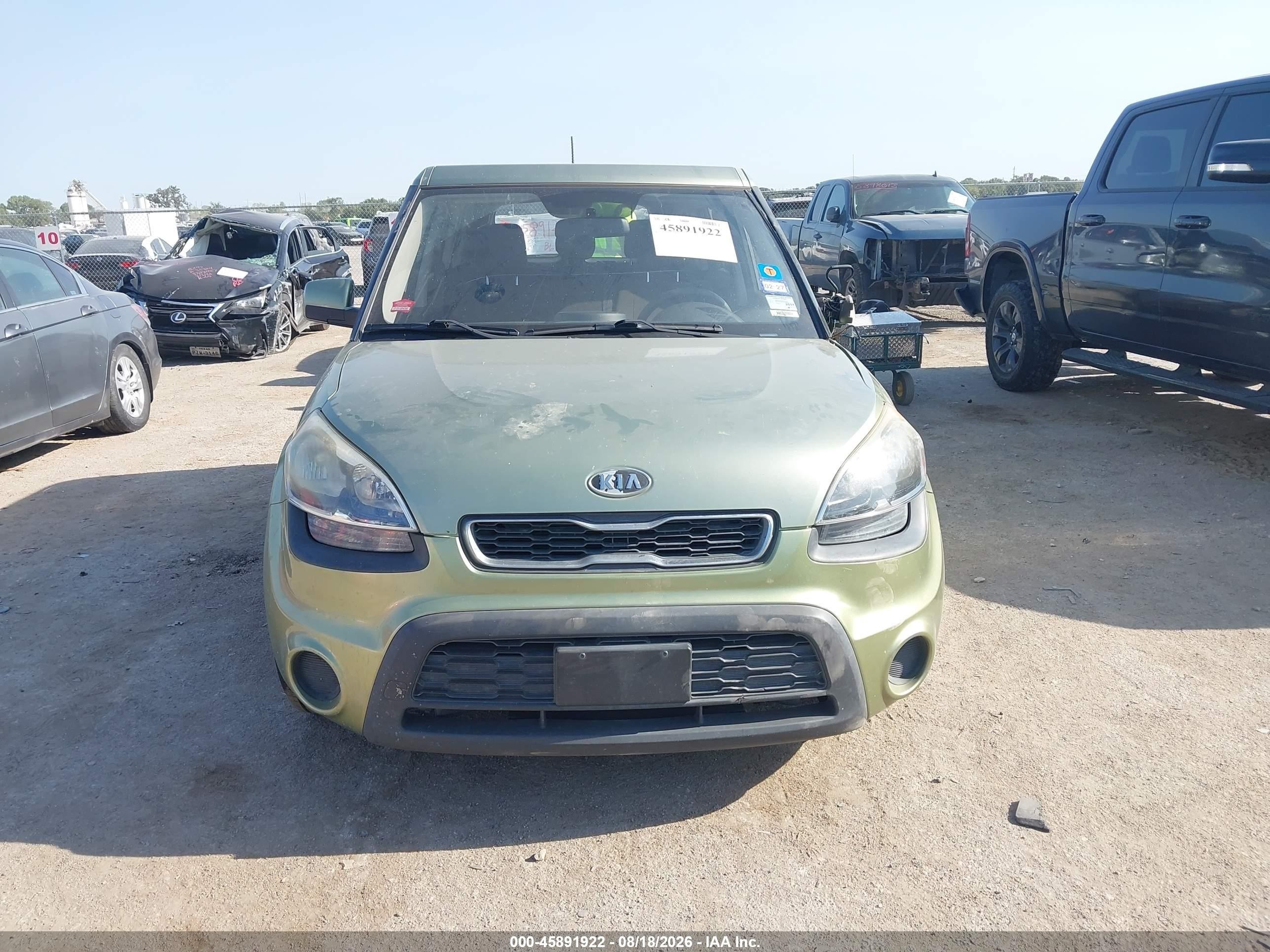 2012 Kia Soul   Green vin: KNDJT2A52C7376387