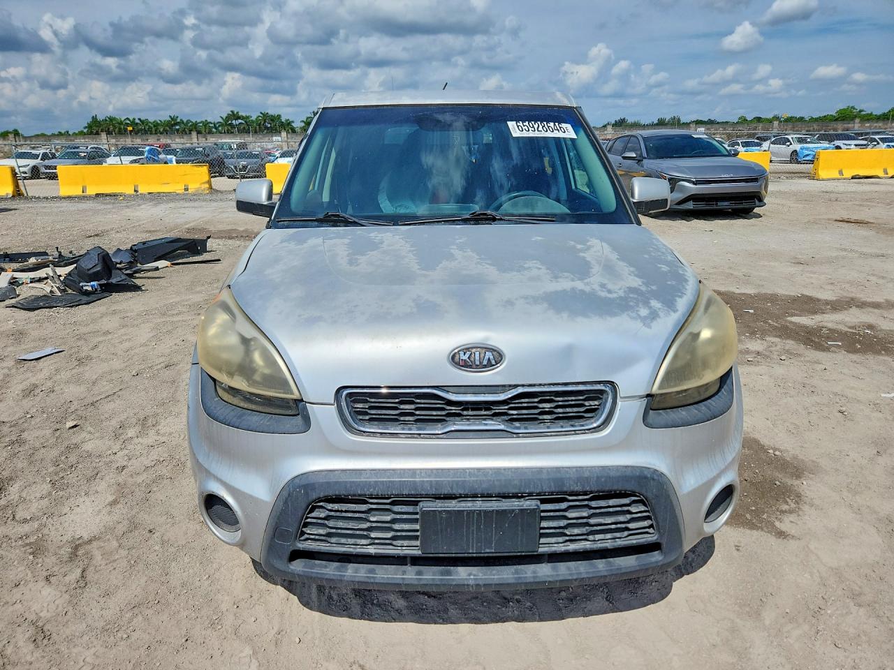 2012 Kia Soul Base Серый vin: KNDJT2A52C7475128