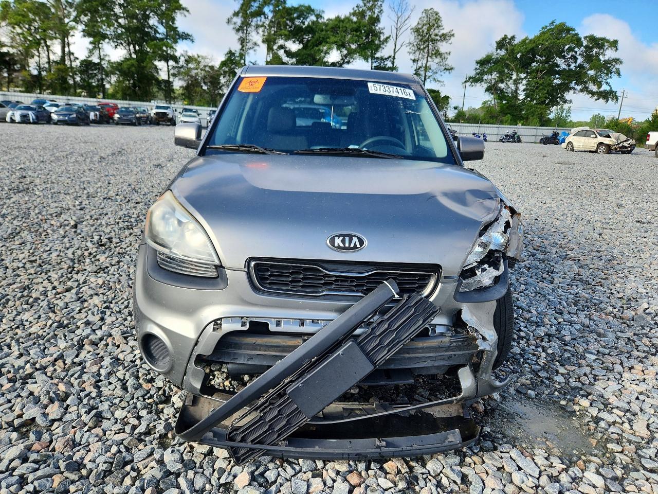 2013 Kia Soul Base Серый vin: KNDJT2A52D7494182
