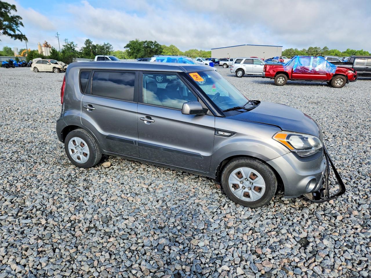 2013 Kia Soul Base Серый vin: KNDJT2A52D7494182