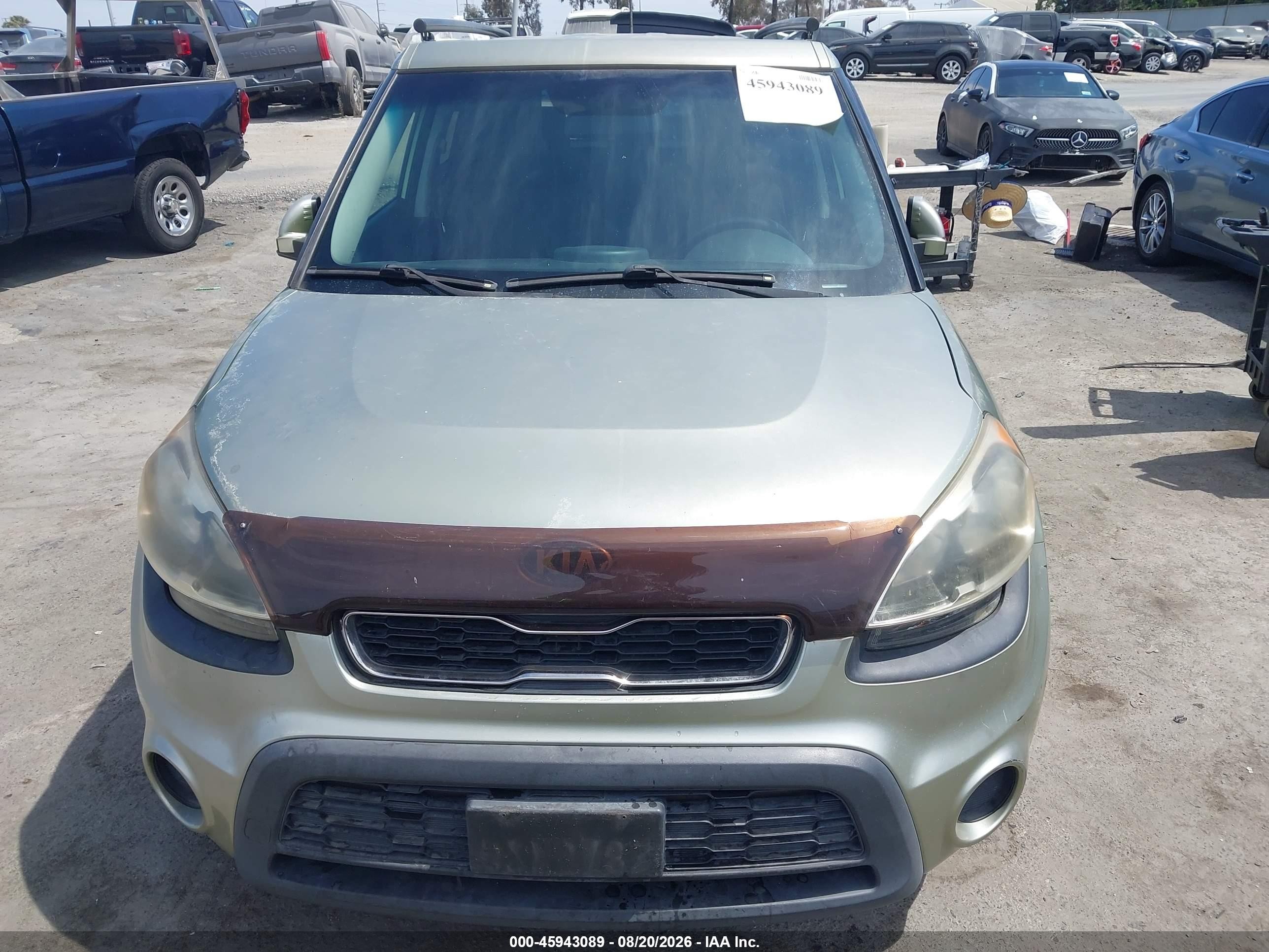 2013 Kia Soul   Green vin: KNDJT2A52D7561587