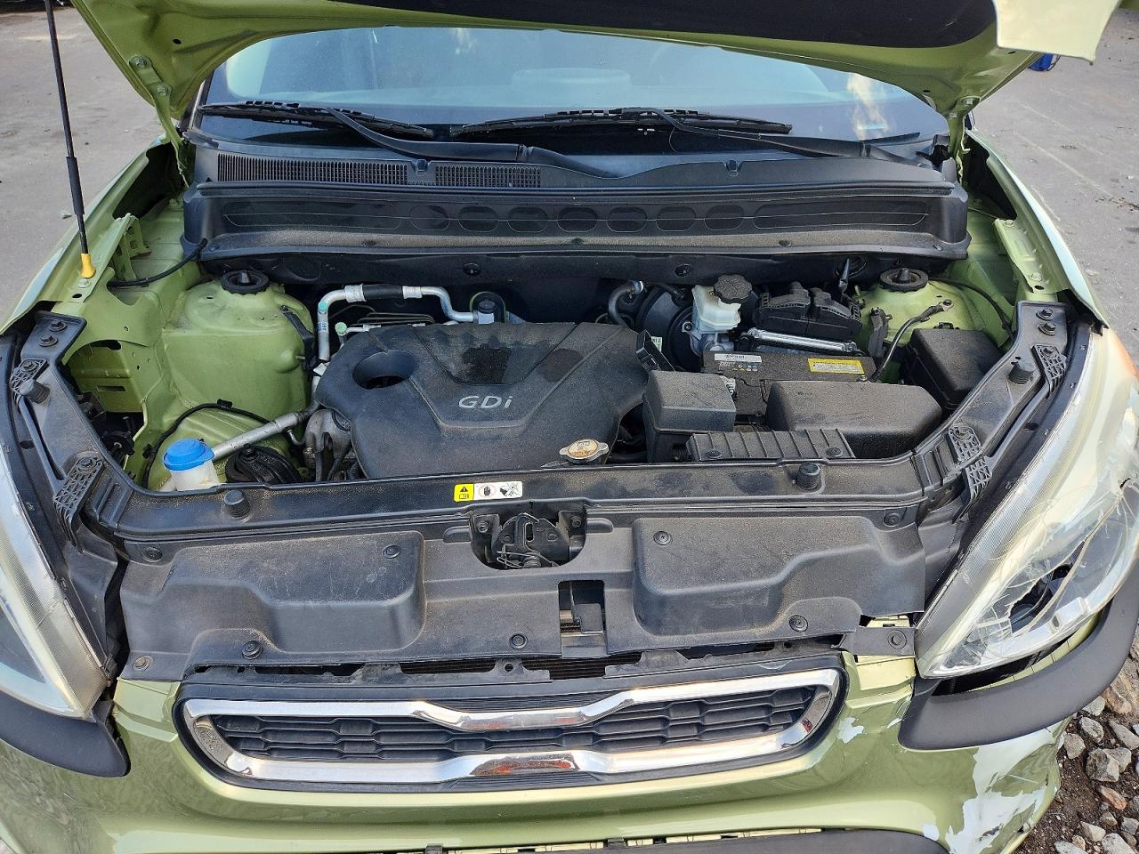 2013 Kia Soul Base Green vin: KNDJT2A52D7592483