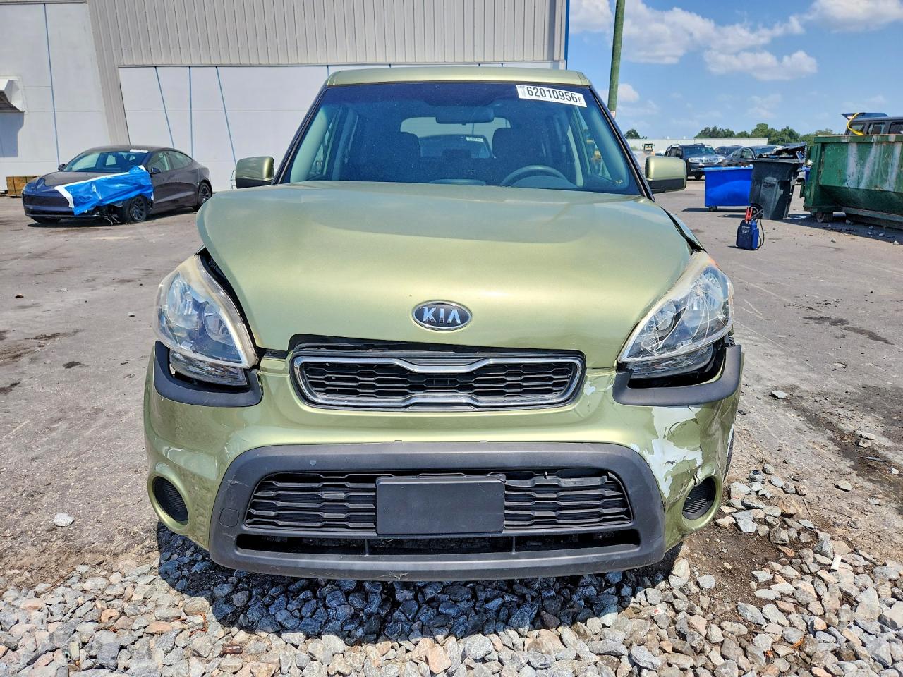 2013 Kia Soul Base Green vin: KNDJT2A52D7592483